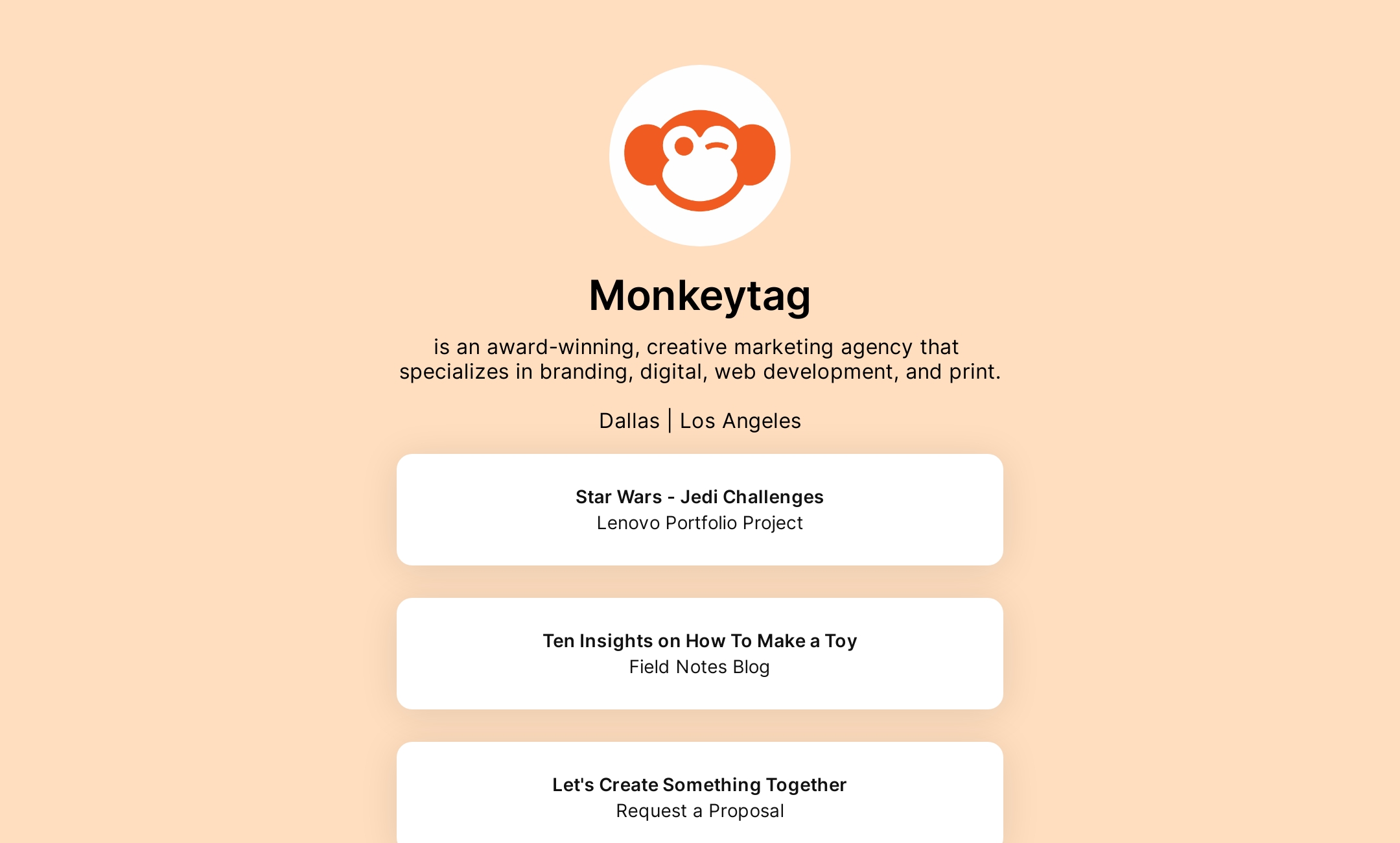 what is monkey tag