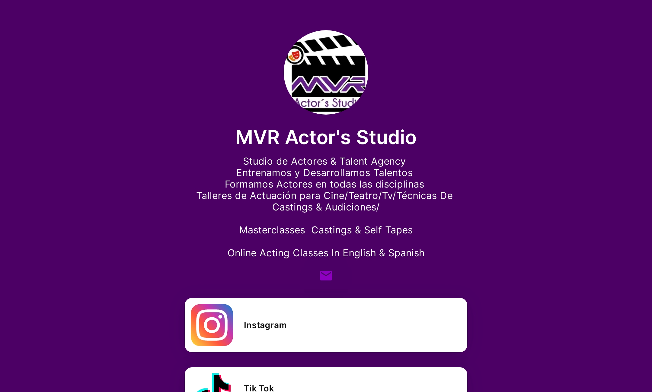 MVR Actor's Studio's Flowpage