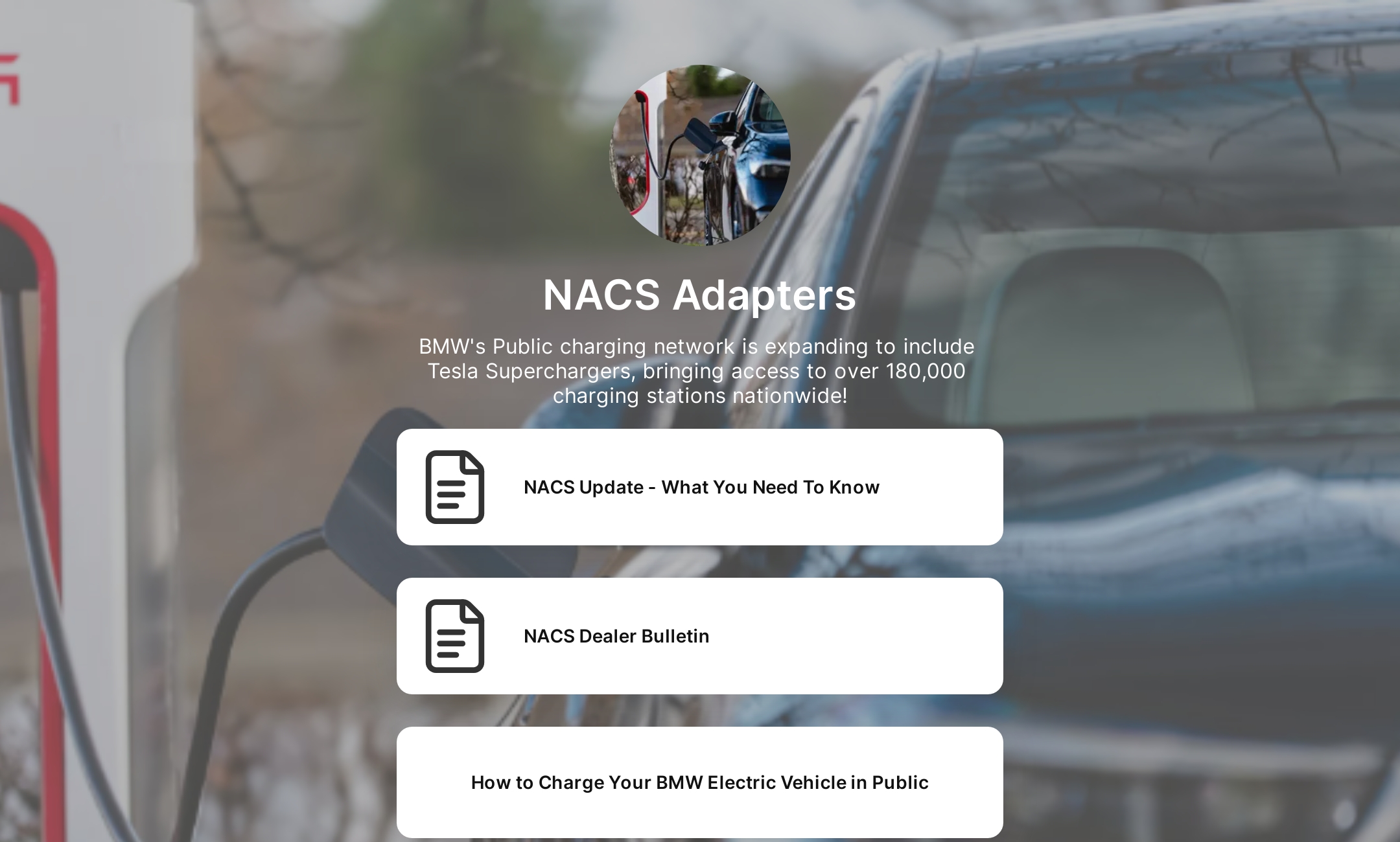 NACS Adapters' Flowpage