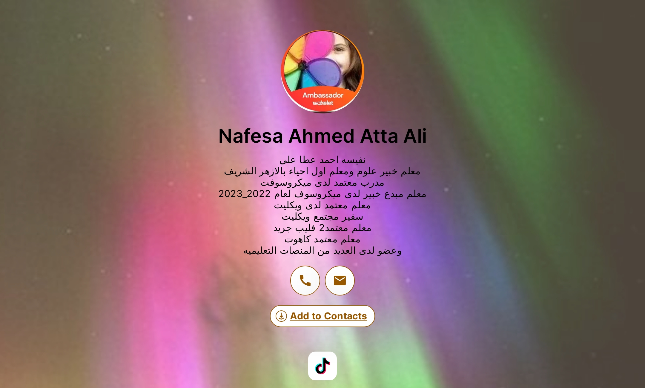Nafesa Ahmed Atta Ali 's Flowpage