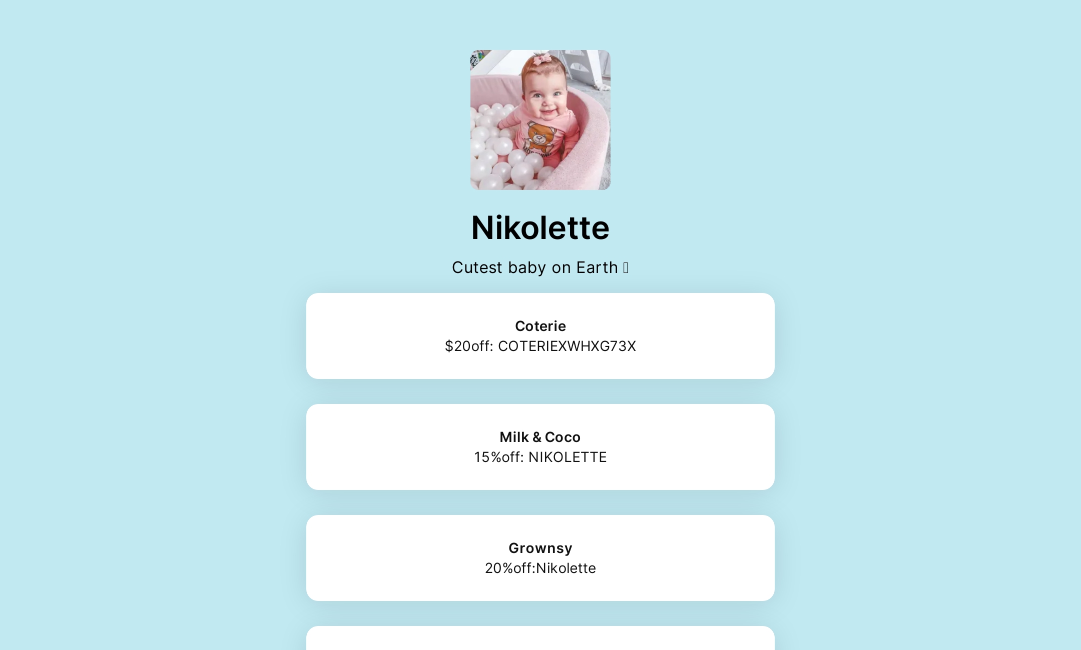 Nikolette s flowpage