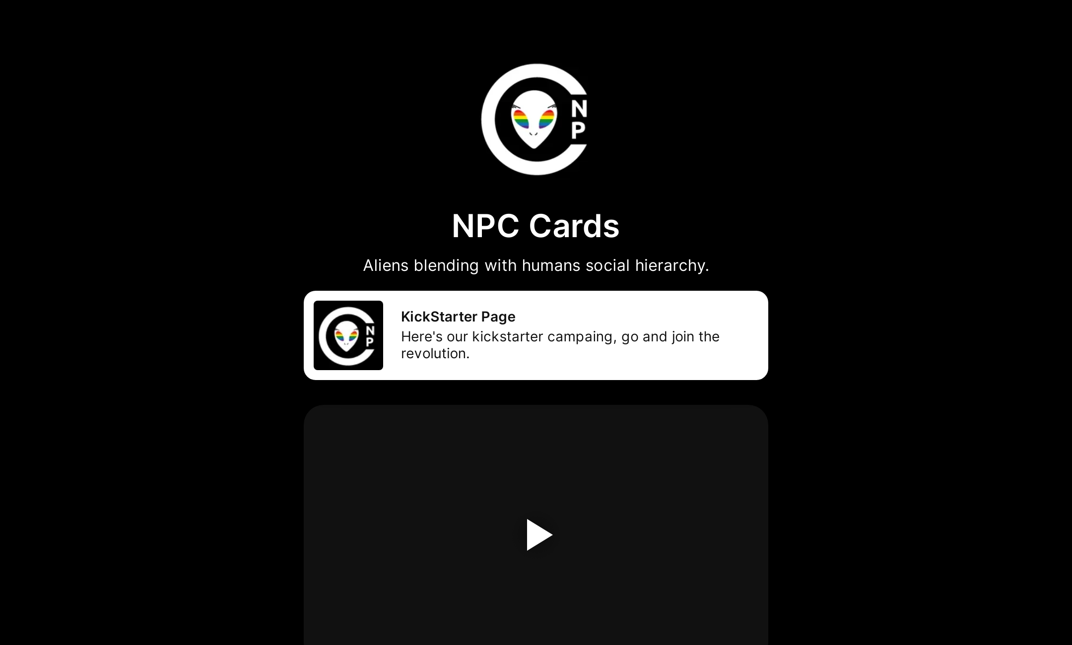 NPC Cards' Flowpage