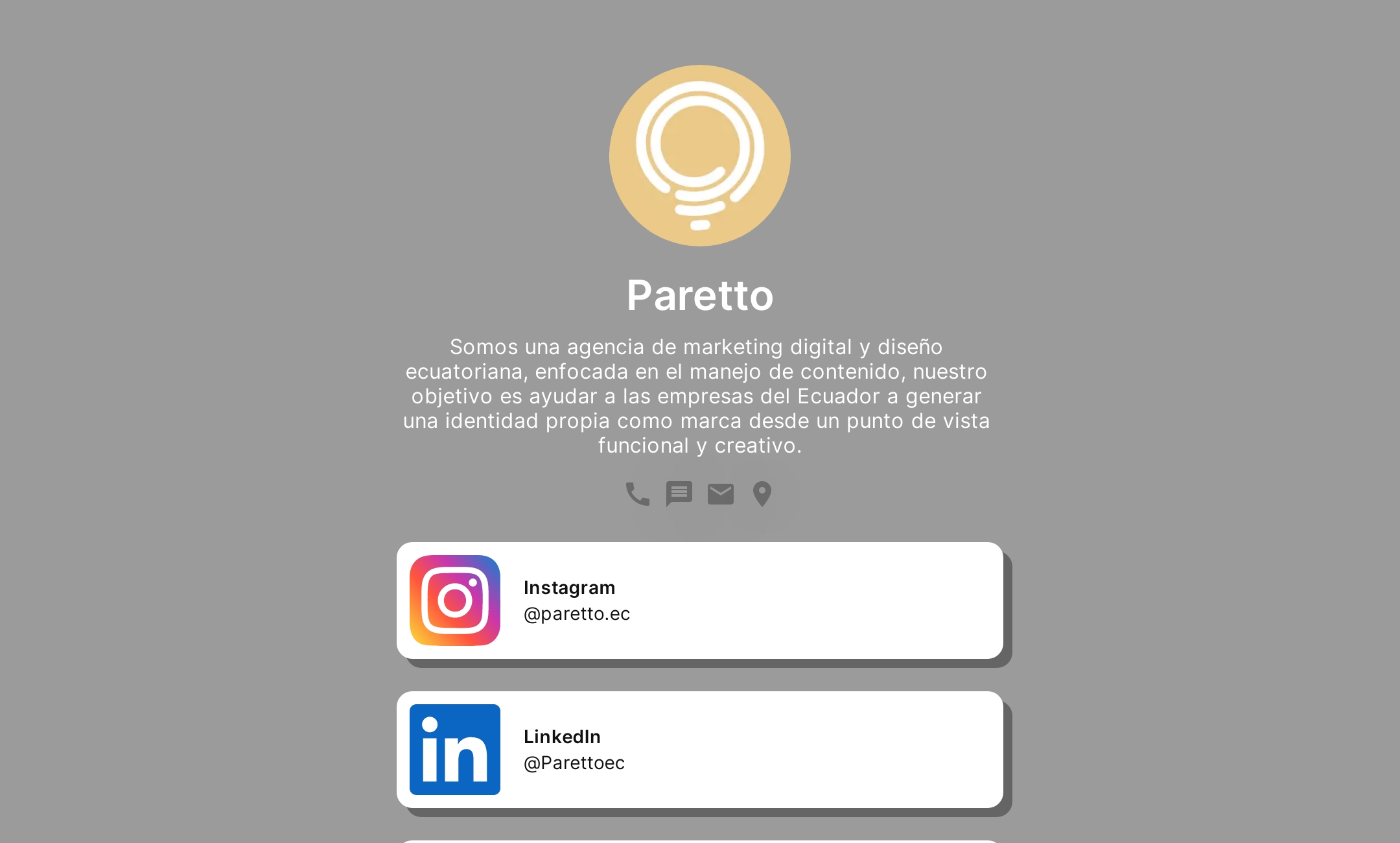 Paretto's Flowpage