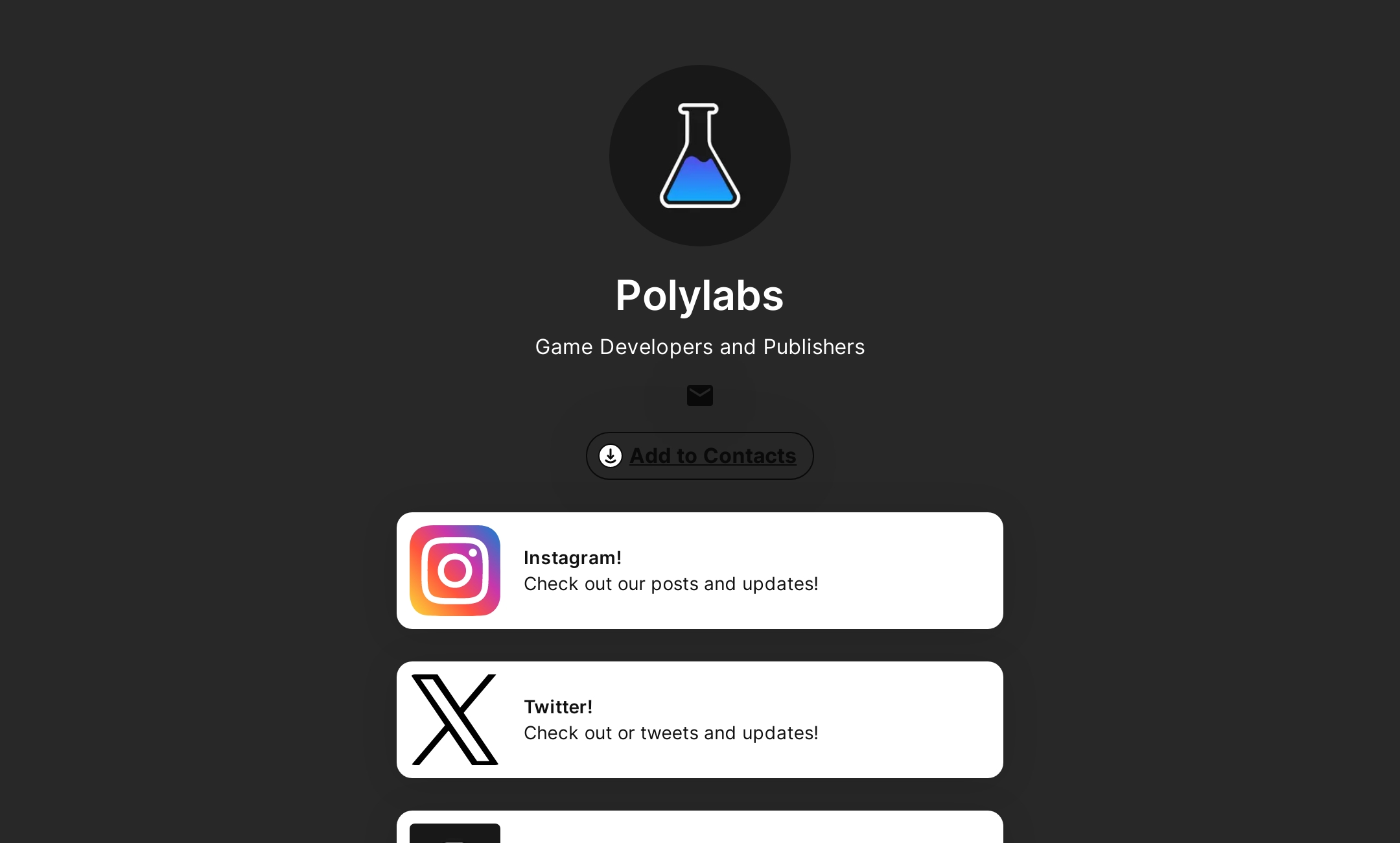 Polylabs' Flowpage