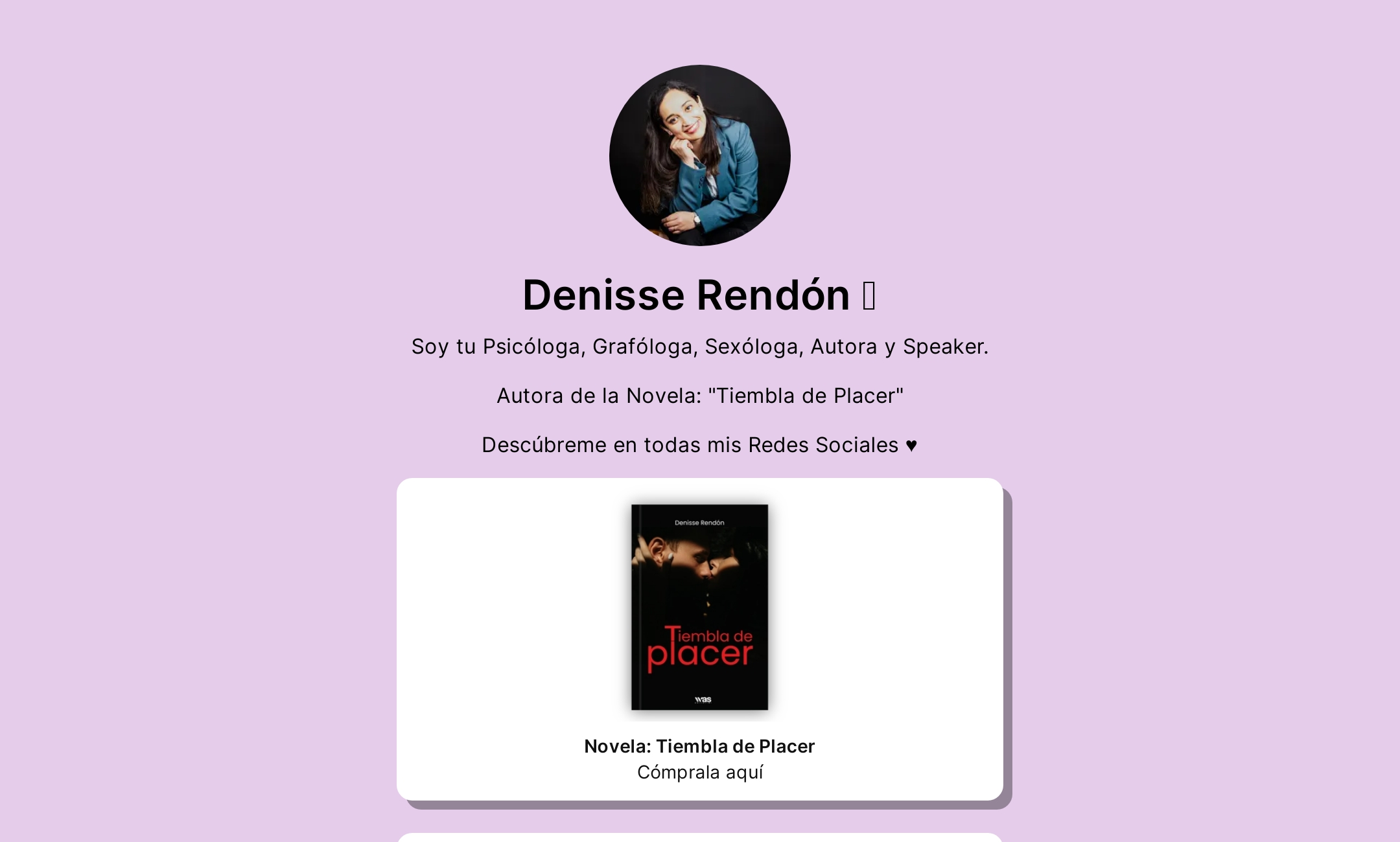 Denisse Rendón 🌺's Flowpage