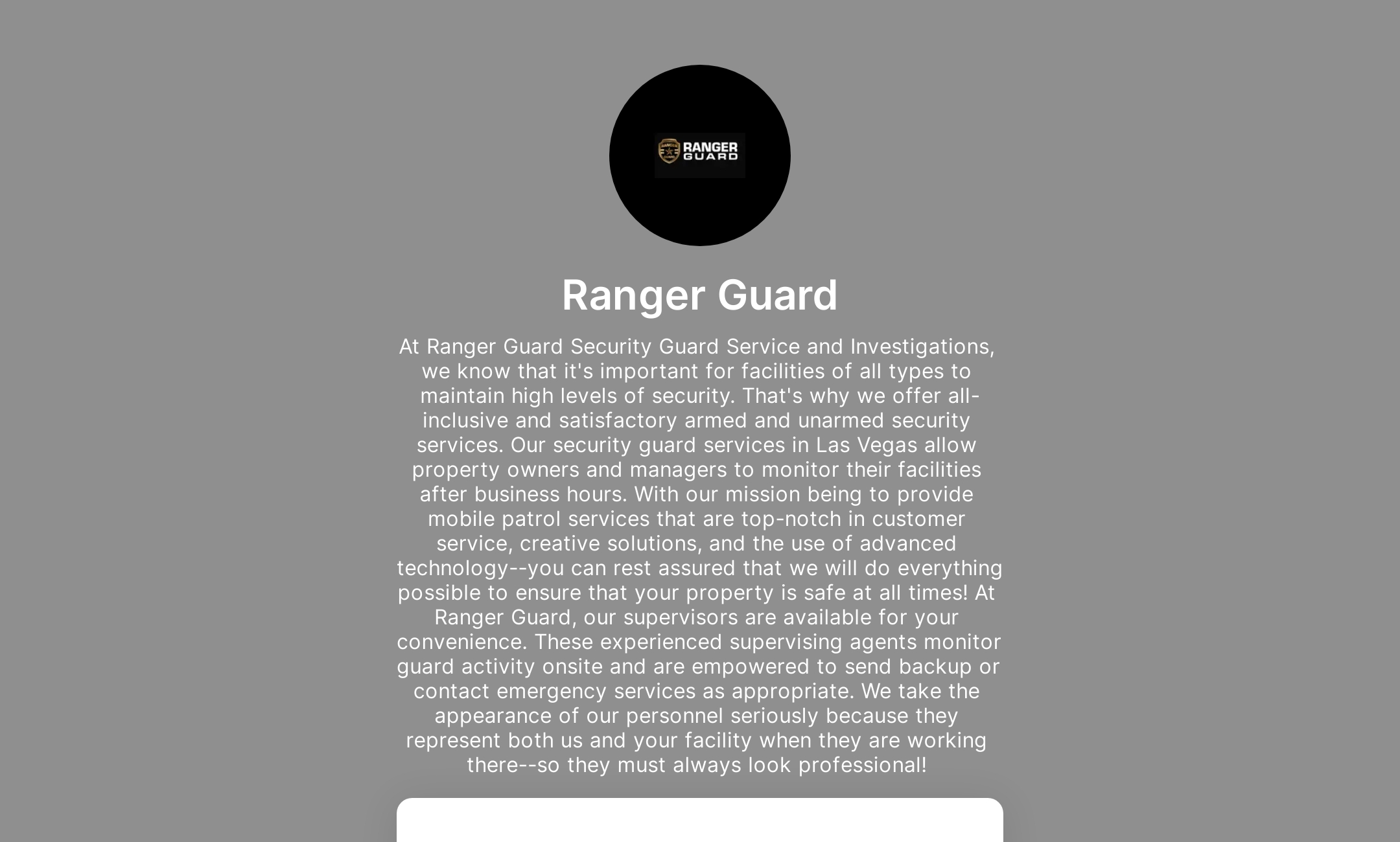 Ranger Guard's Flowpage