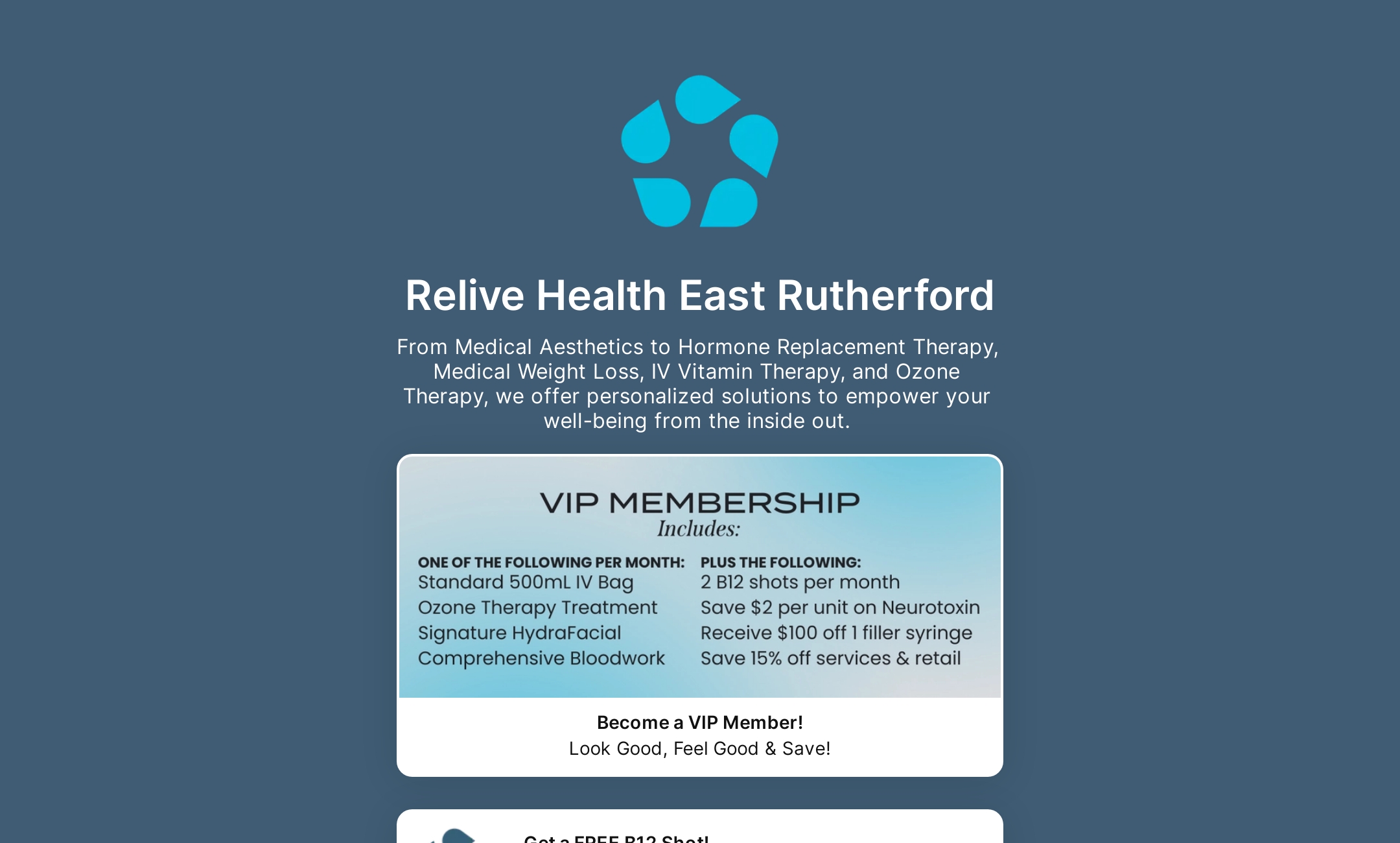 Relive Health East Rutherford's Flowpage