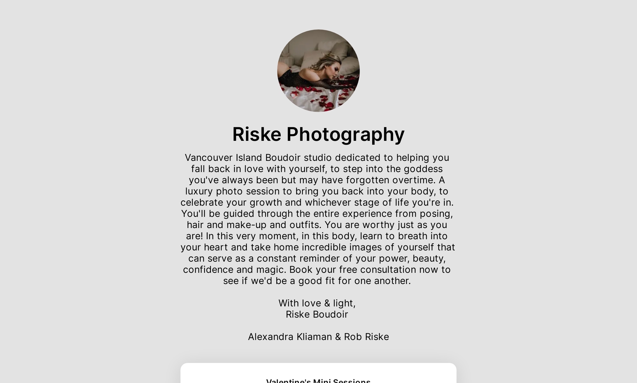 Riske Photography's Flowpage