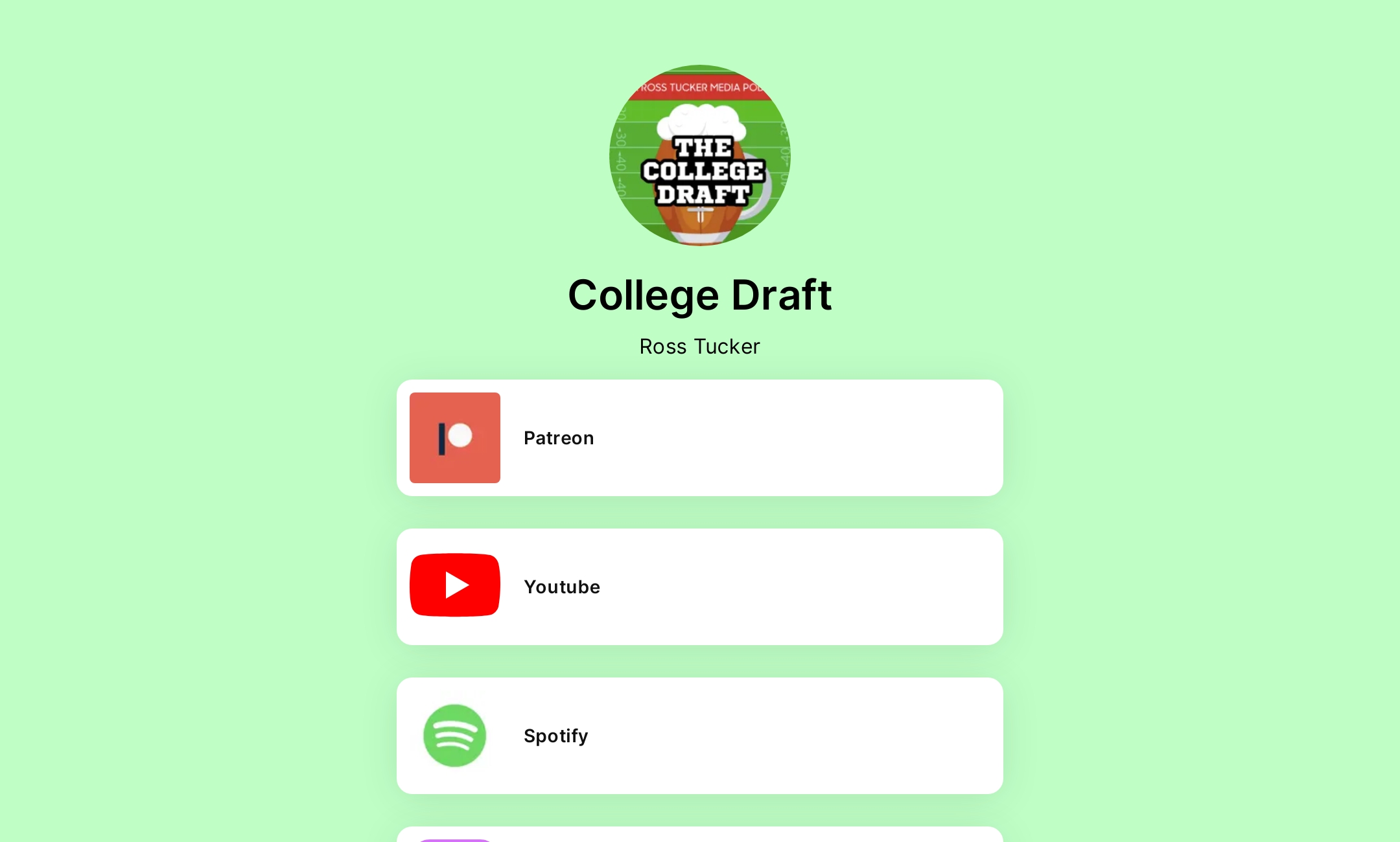 College Draft's Flowpage