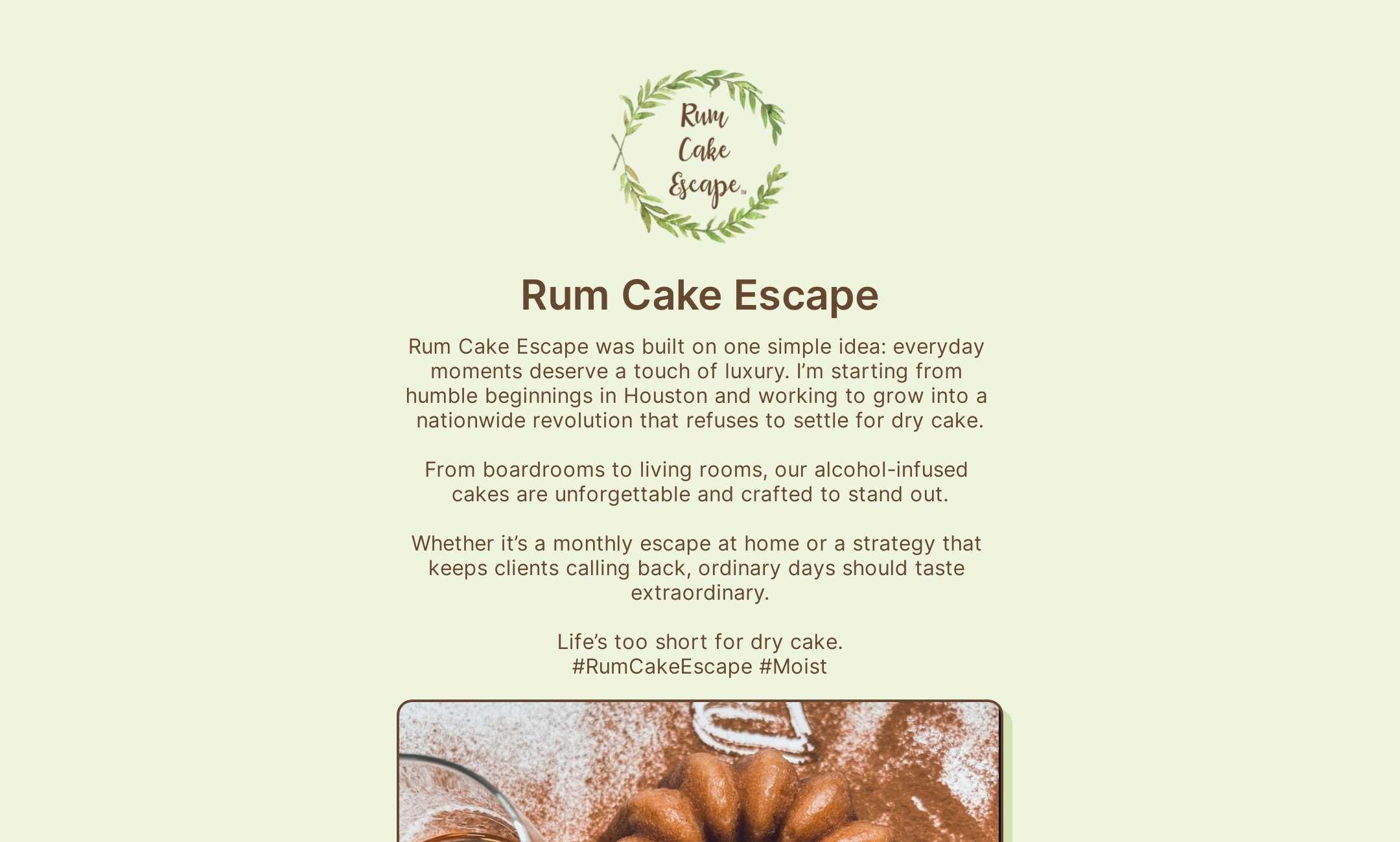 Rum Cake Escape's Flowpage