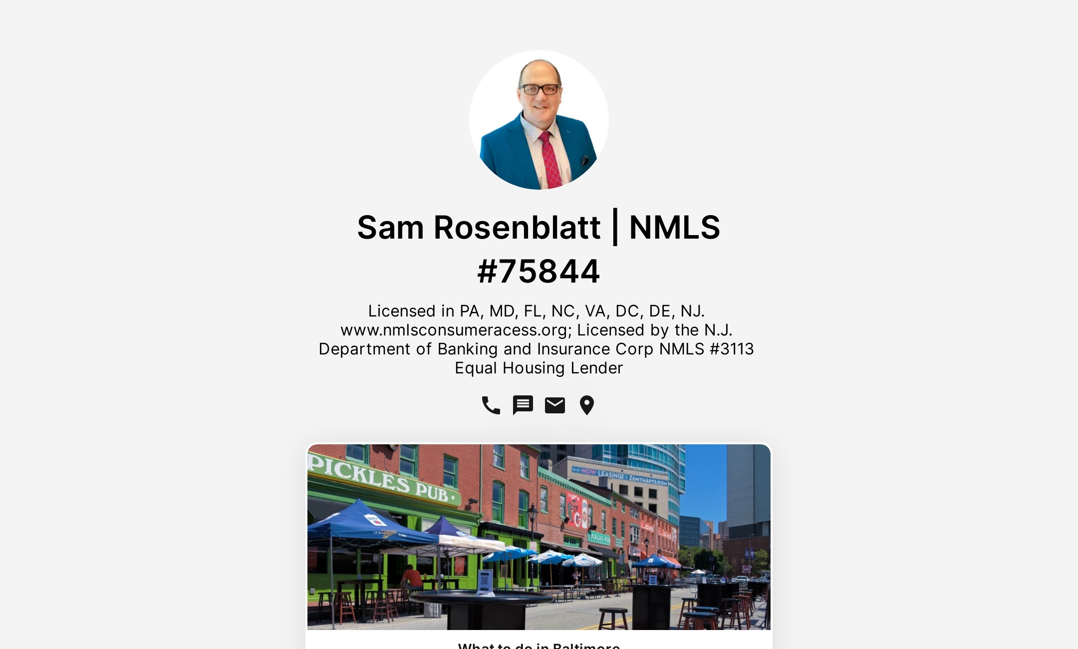 Sam Rosenblatt | NMLS #75844's Flowpage