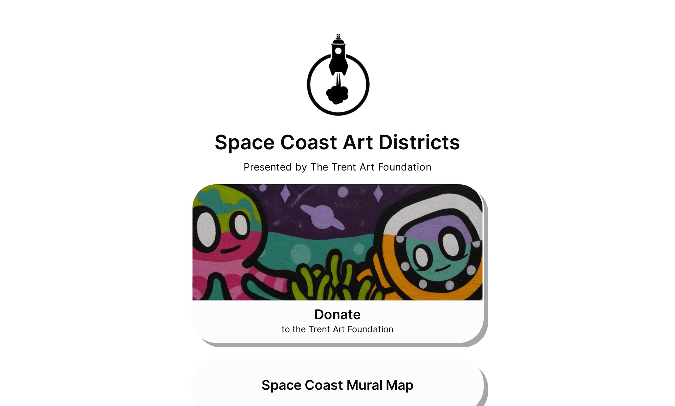 Space Coast Art Districts' Flowpage