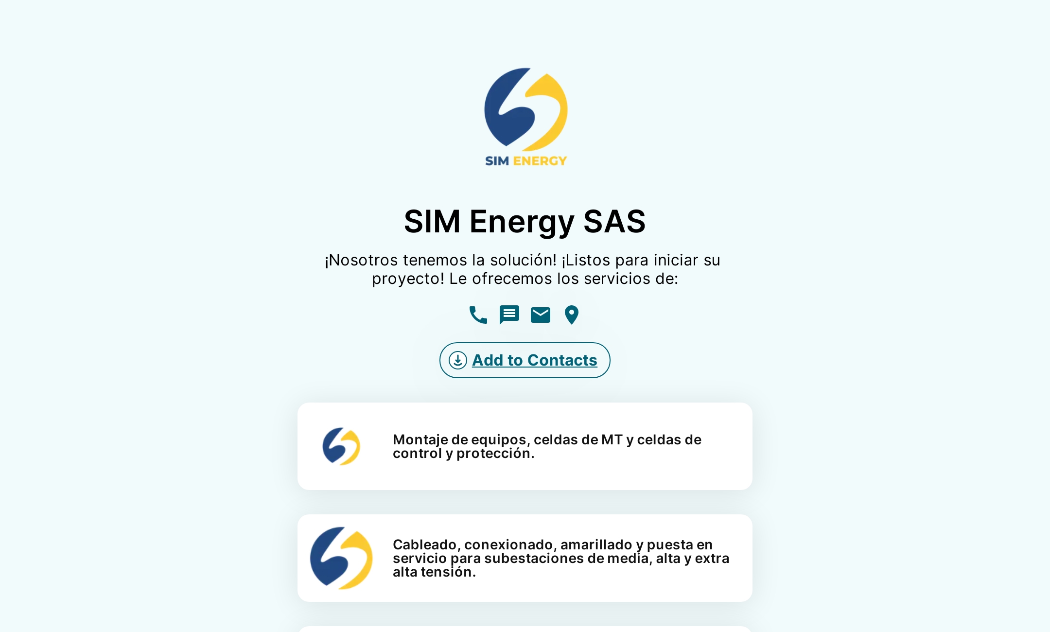 SIM Energy SAS's Flowpage