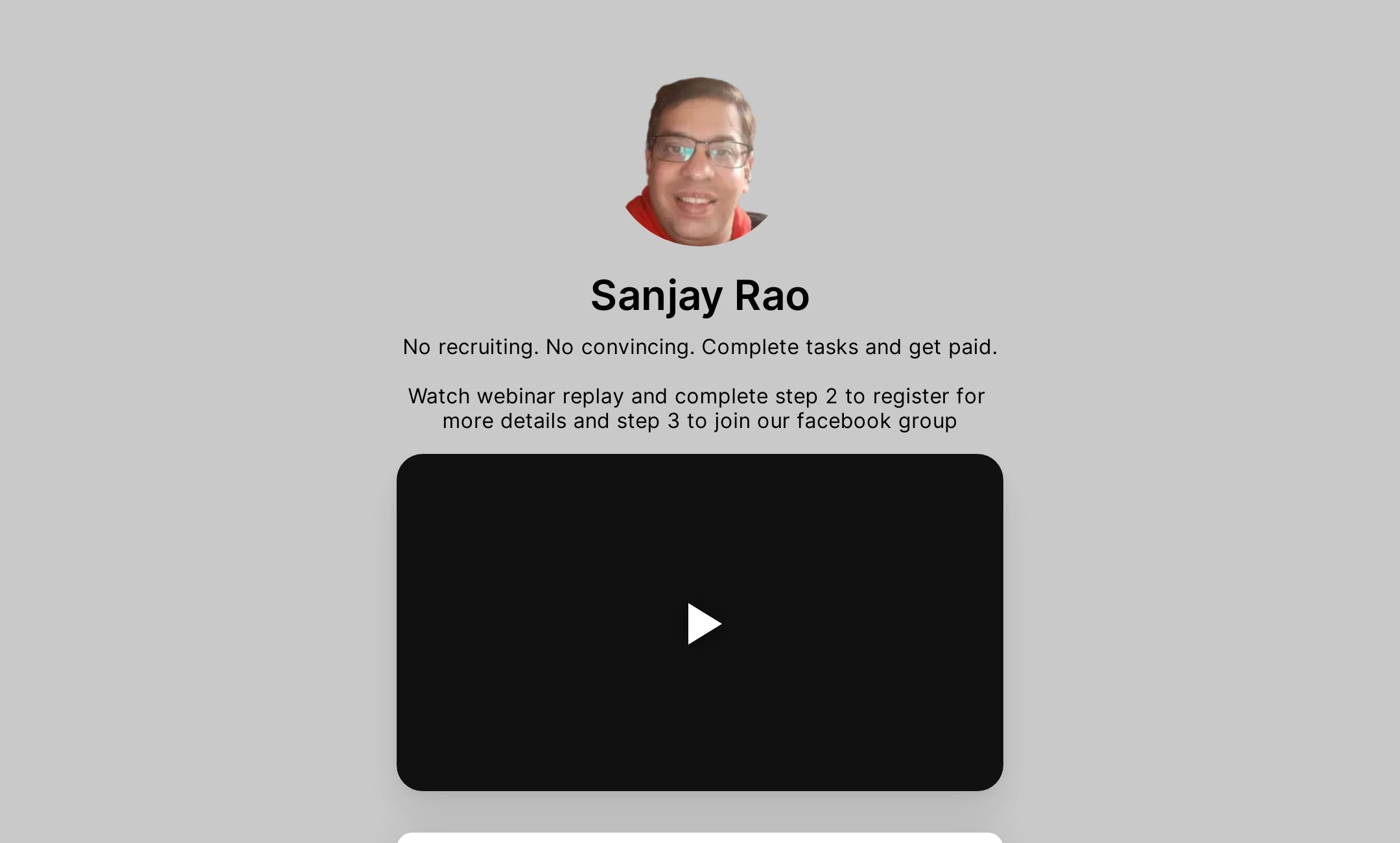 Sanjay Rao's Flowpage