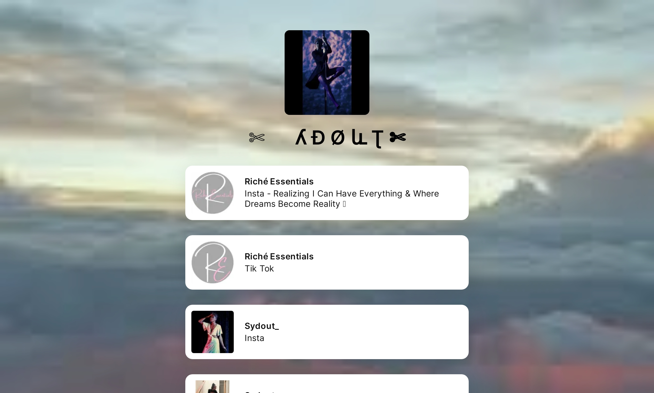 Ꭶ ʎ Ð Ø և Ʈ 's Flowpage