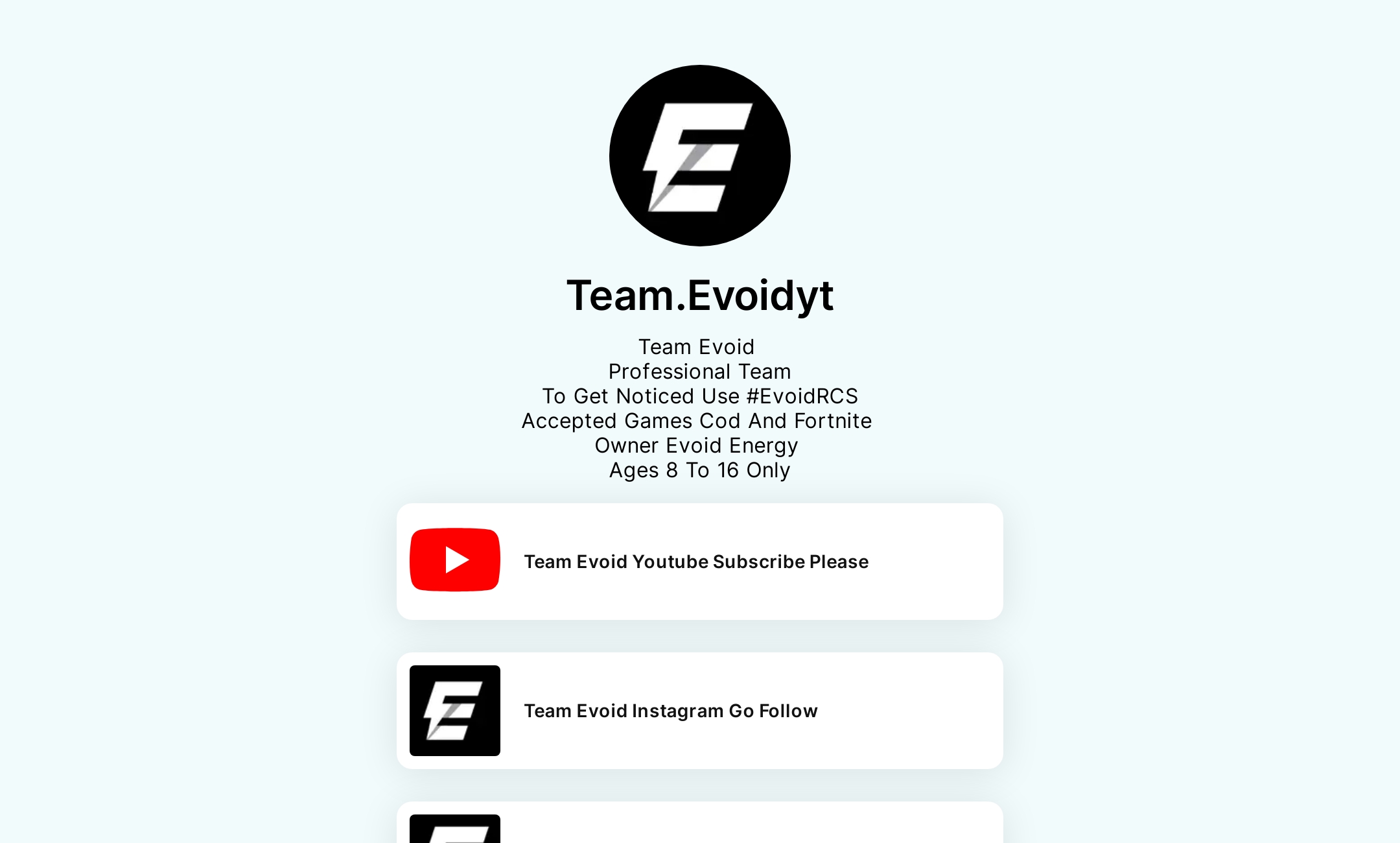 Team.Evoidyt's Flowpage