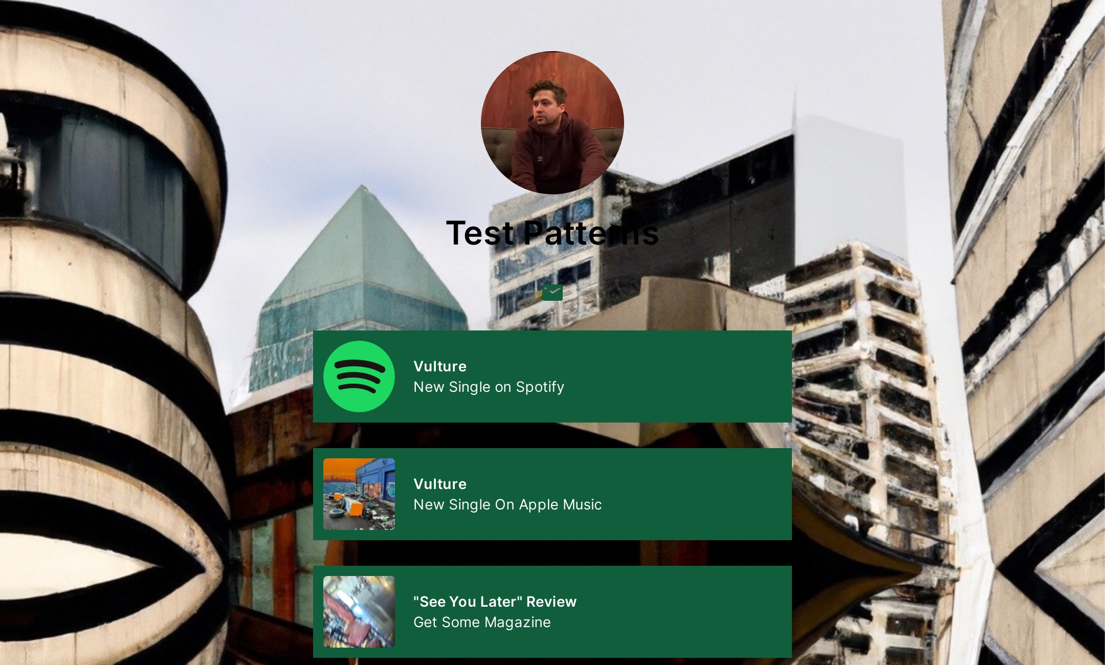 Test Patterns' Flowpage