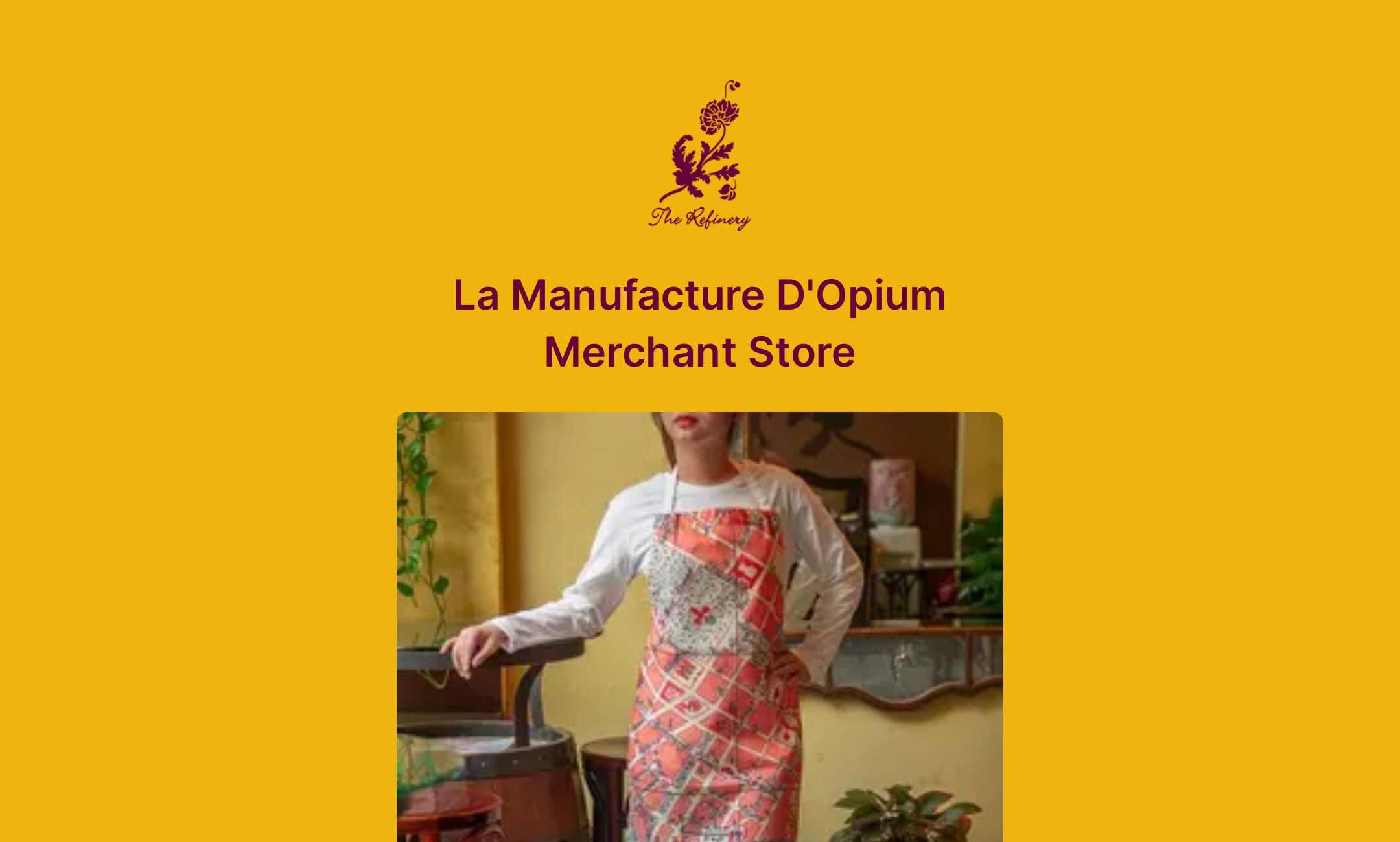 La Manufacture D'Opium Merchant Store's Flowpage