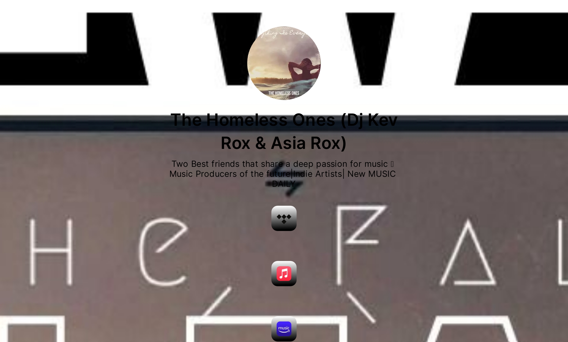 The Homeless Ones (Dj Kev Rox & Asia Rox)'s Flowpage