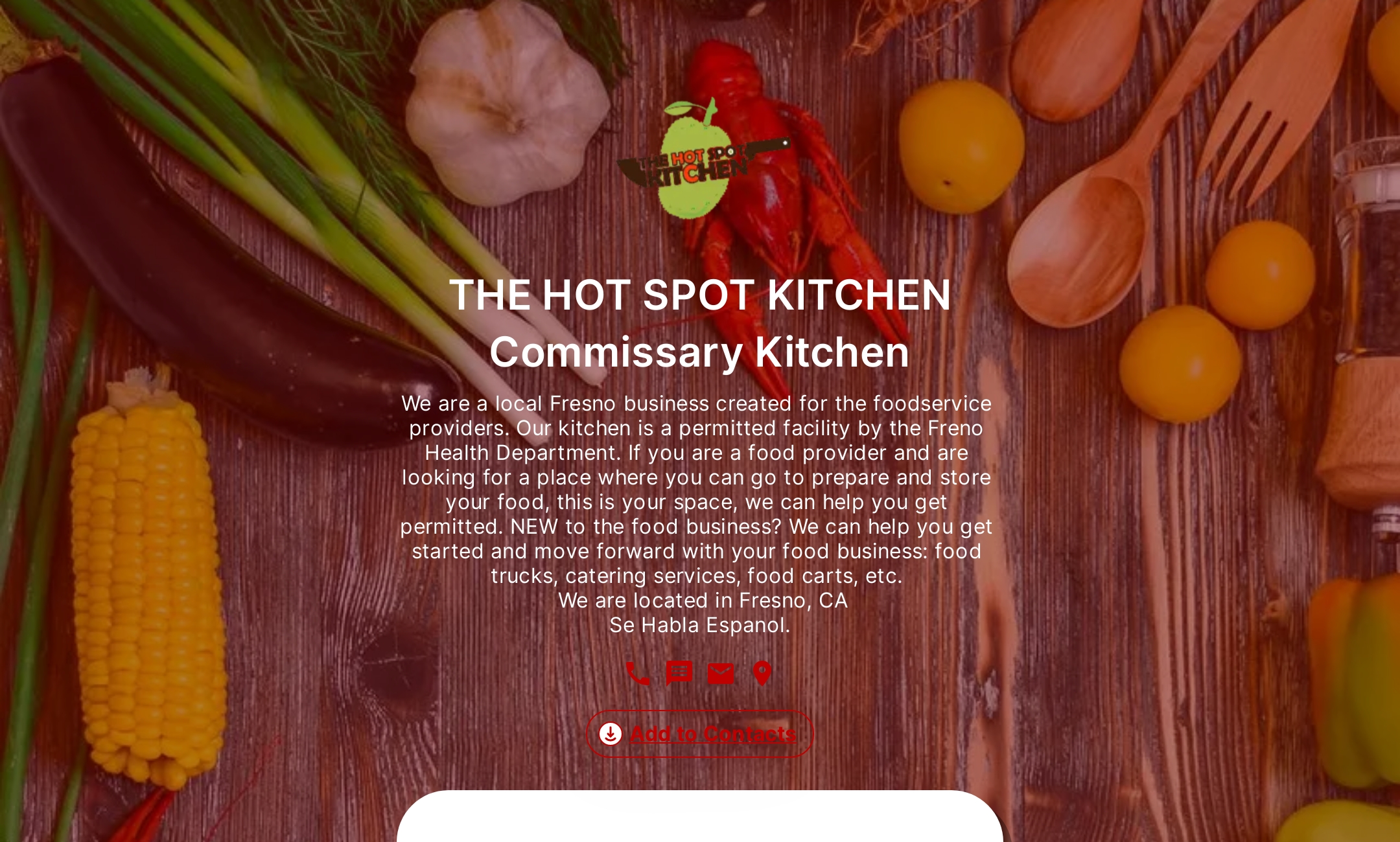 THE HOT SPOT KITCHEN Commissary Kitchen 's Flowpage