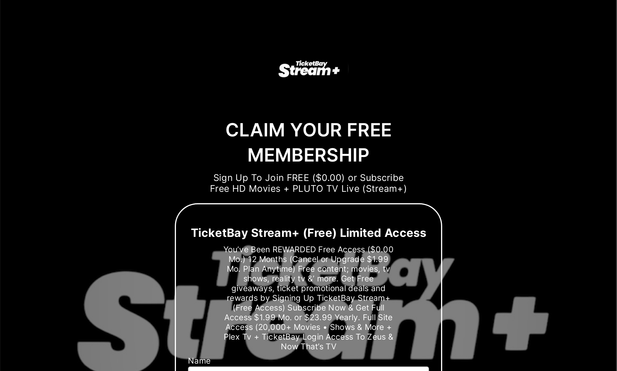 Claim your free membership s flowpage