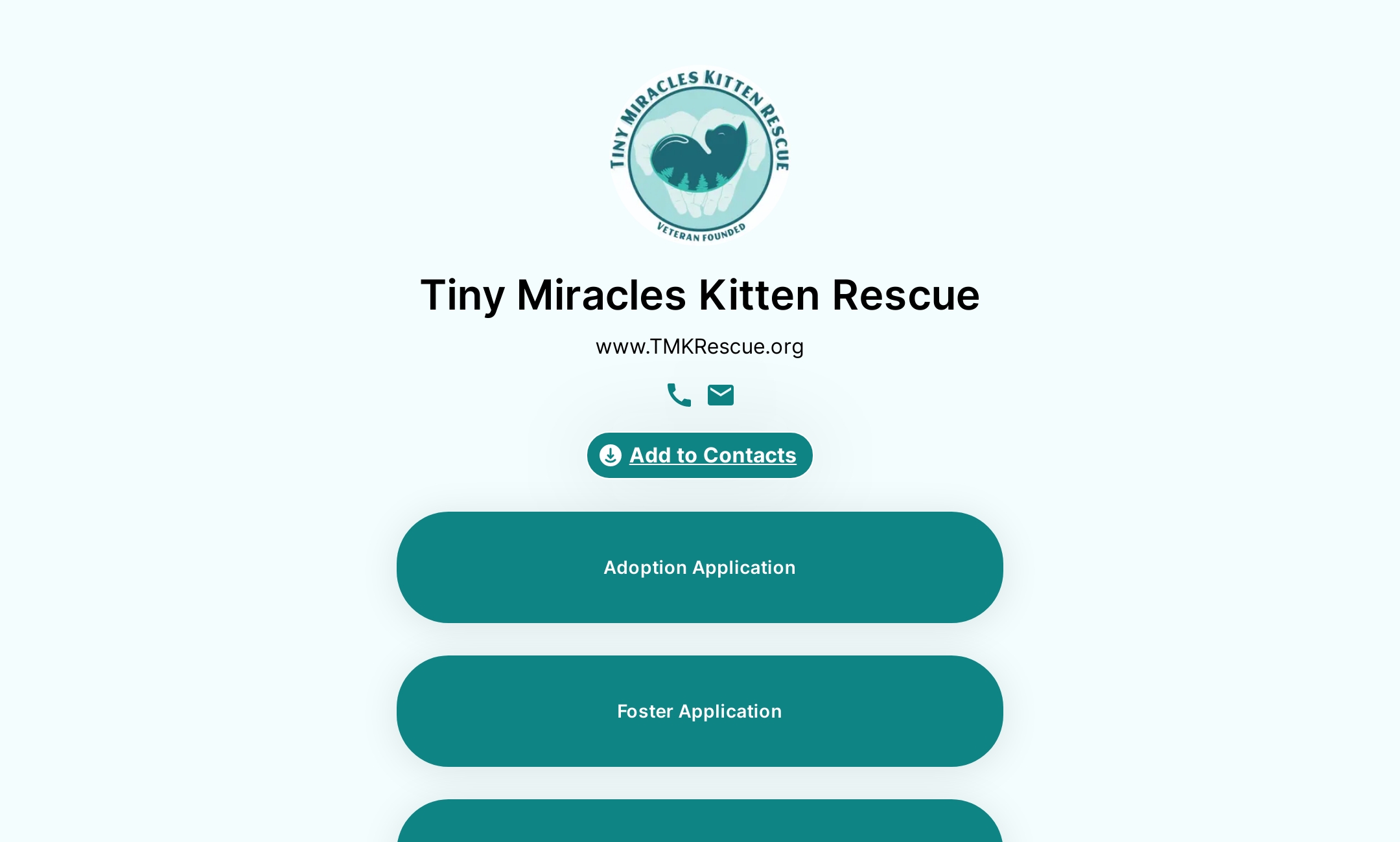 Tiny Miracles Kitten Rescue's Flowpage
