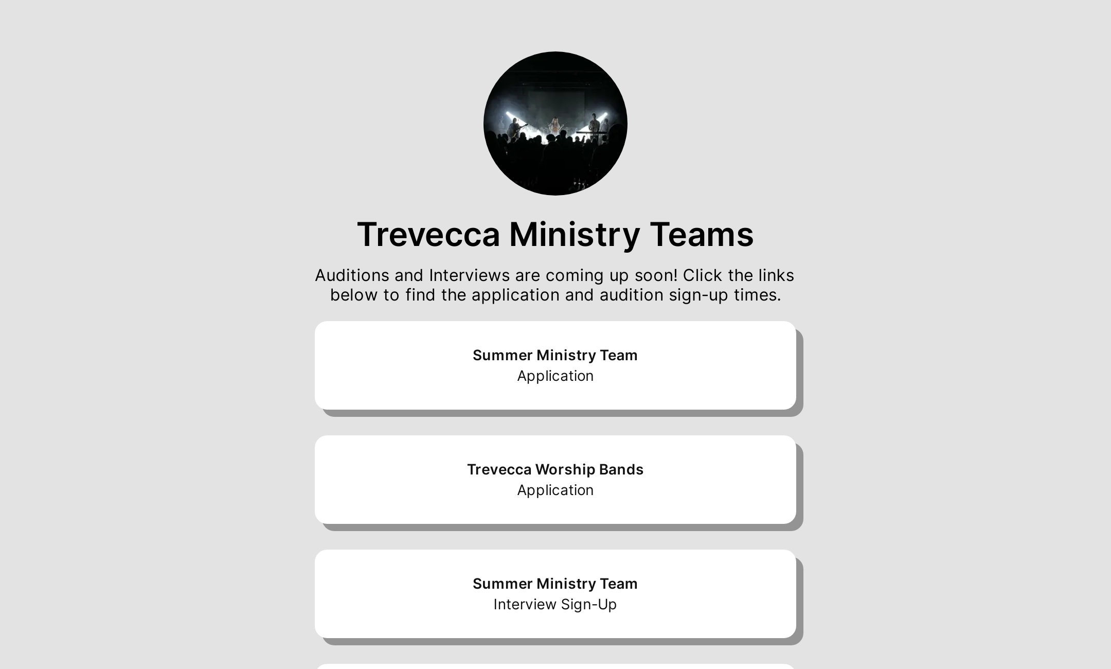 Trevecca Ministry Teams' Flowpage
