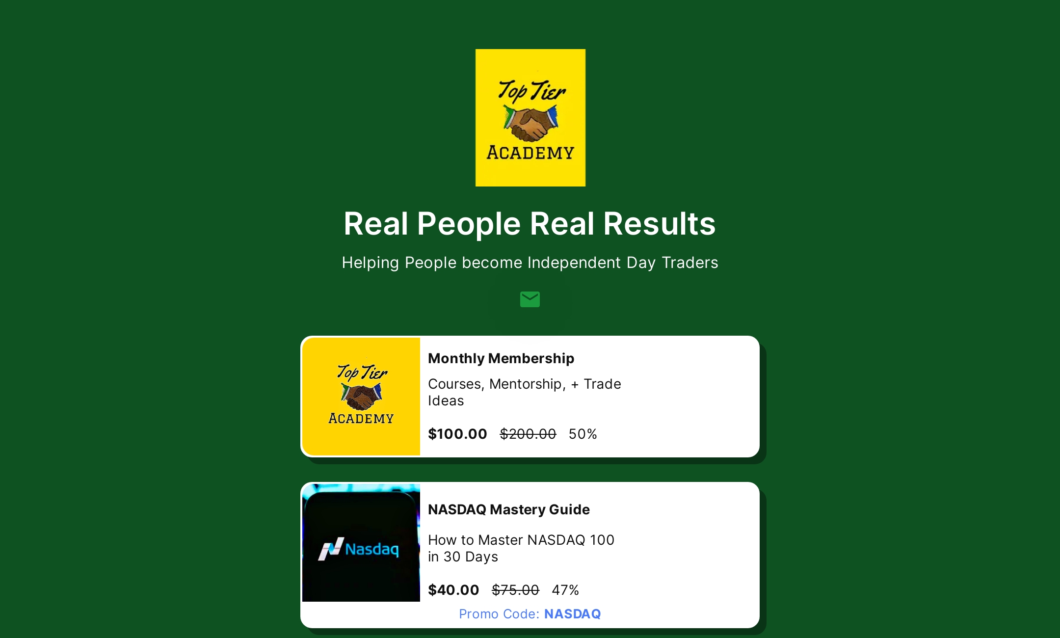 Real People Real Results' Flowpage(01)