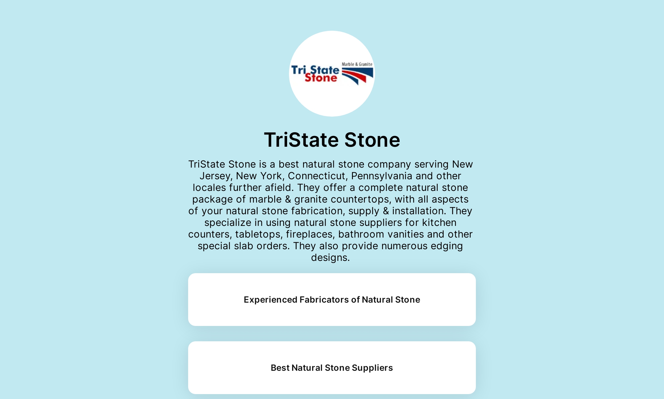 TriState Stone's Flowpage