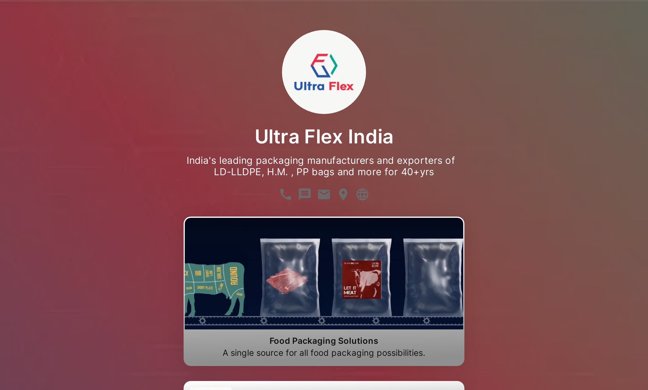 Ultra Flex India 's Flowpage