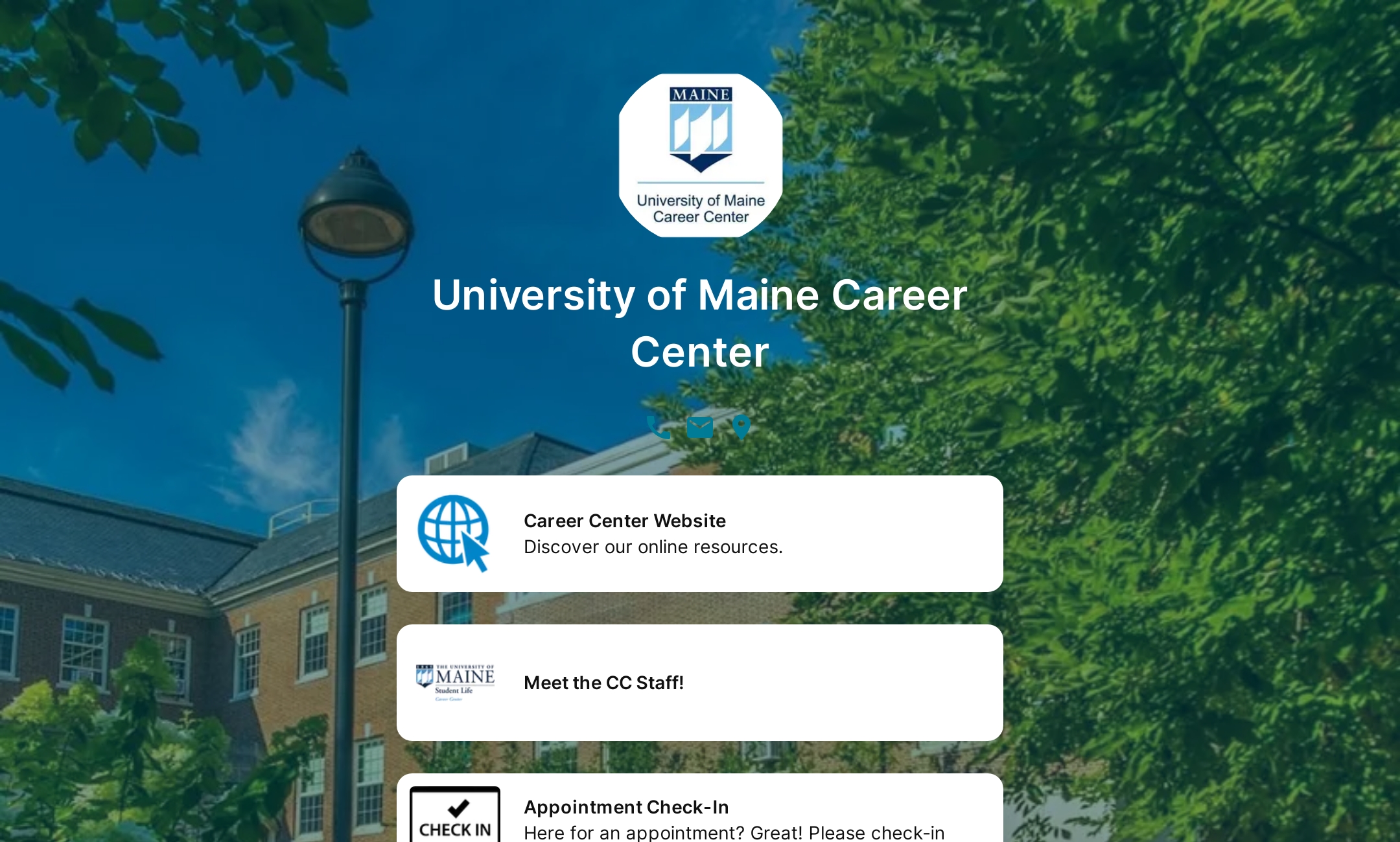 University of Maine Career Center's Flowpage