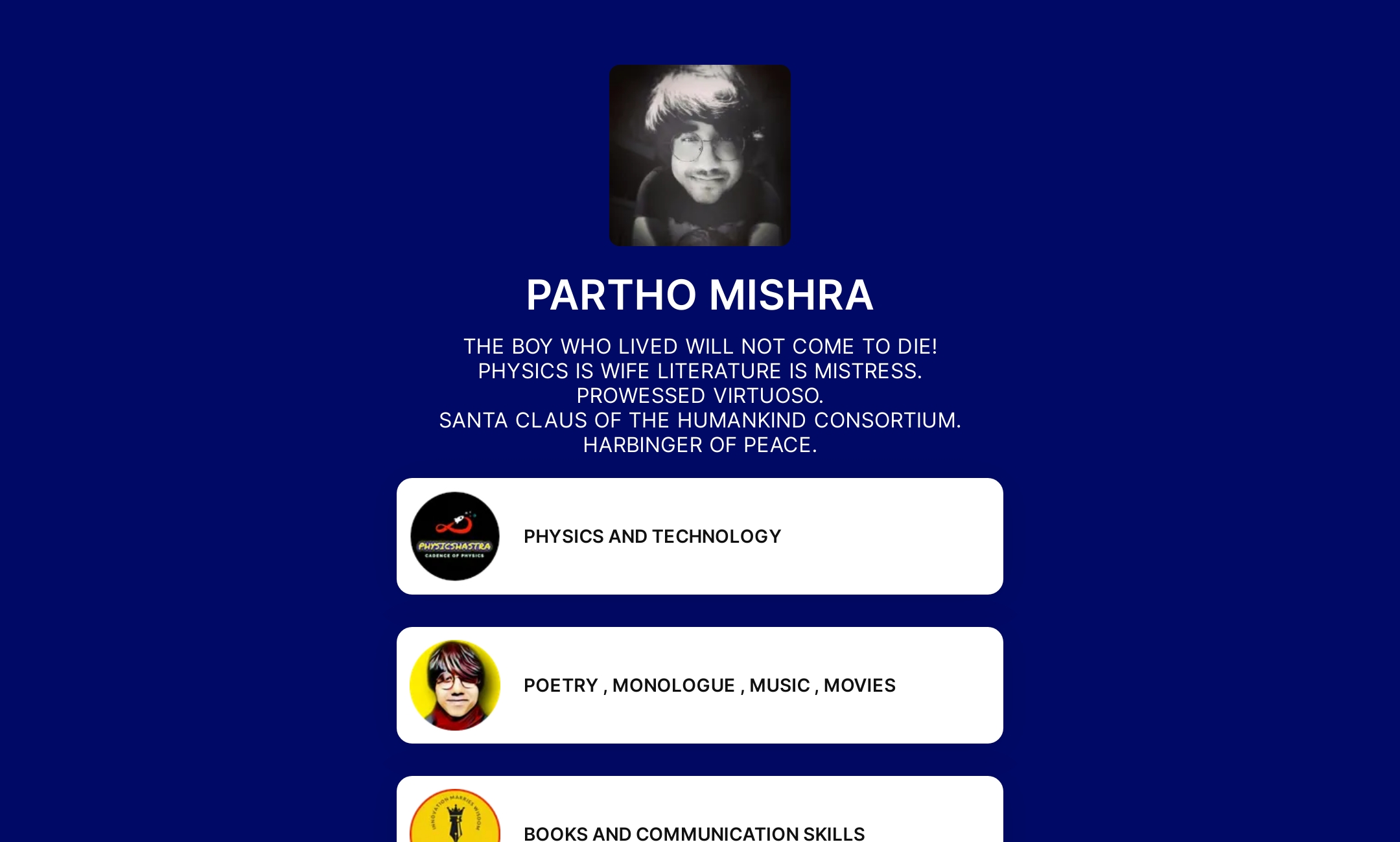 PARTHO MISHRA's Flowpage