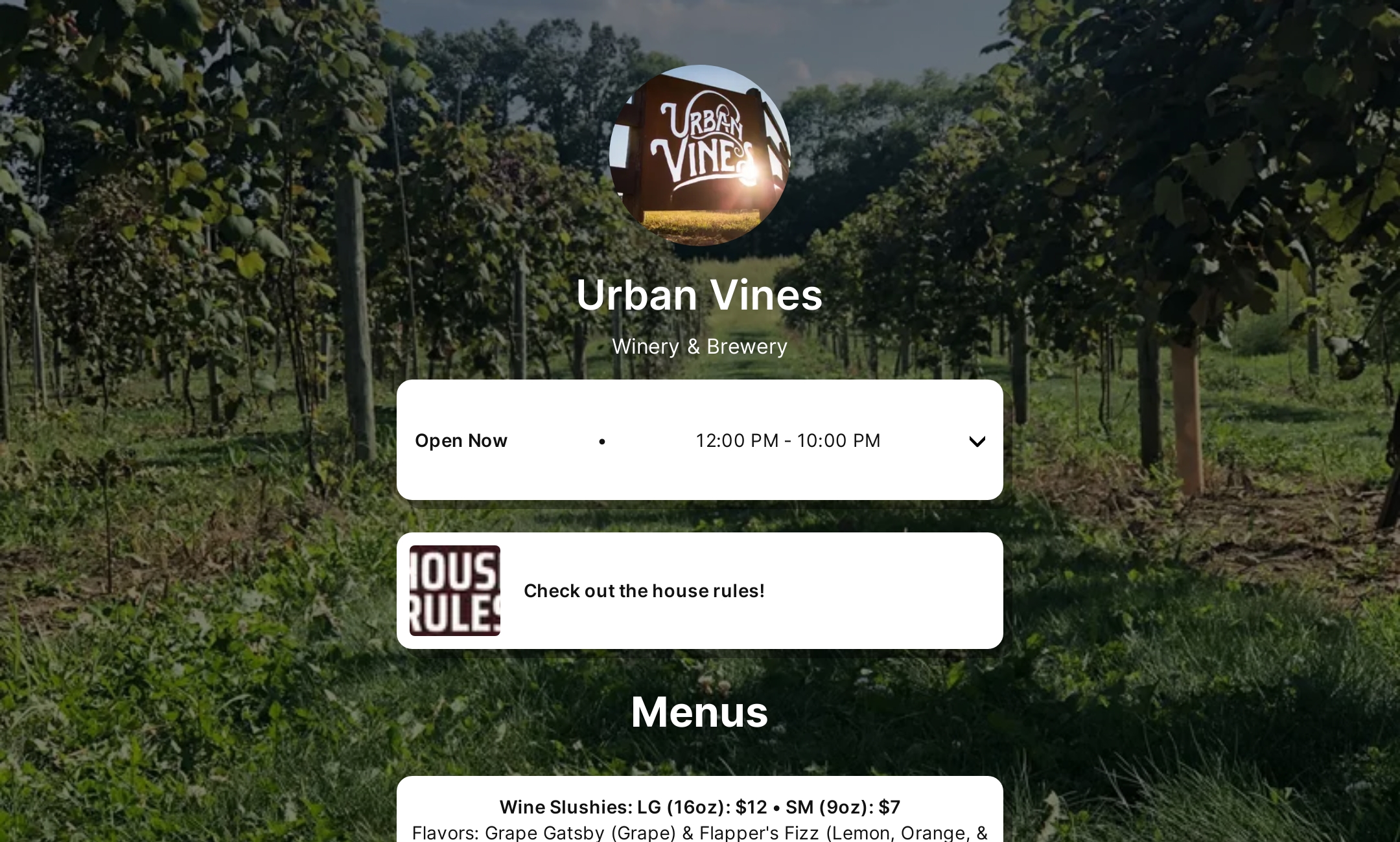 Urban Vines' Flowpage