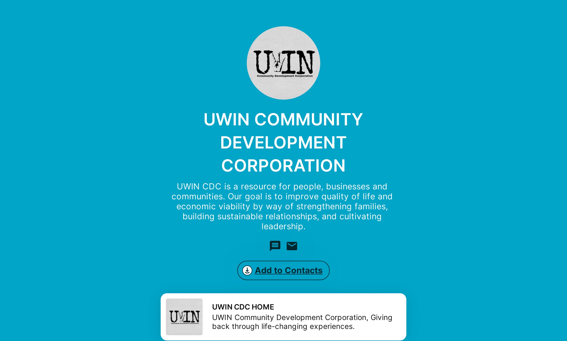UWIN COMMUNITY DEVELOPMENT CORPORATION's Flowpage