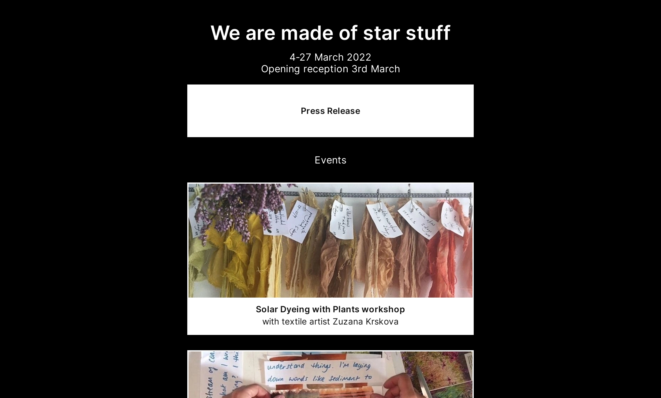 We are made of star stuff's Flowpage