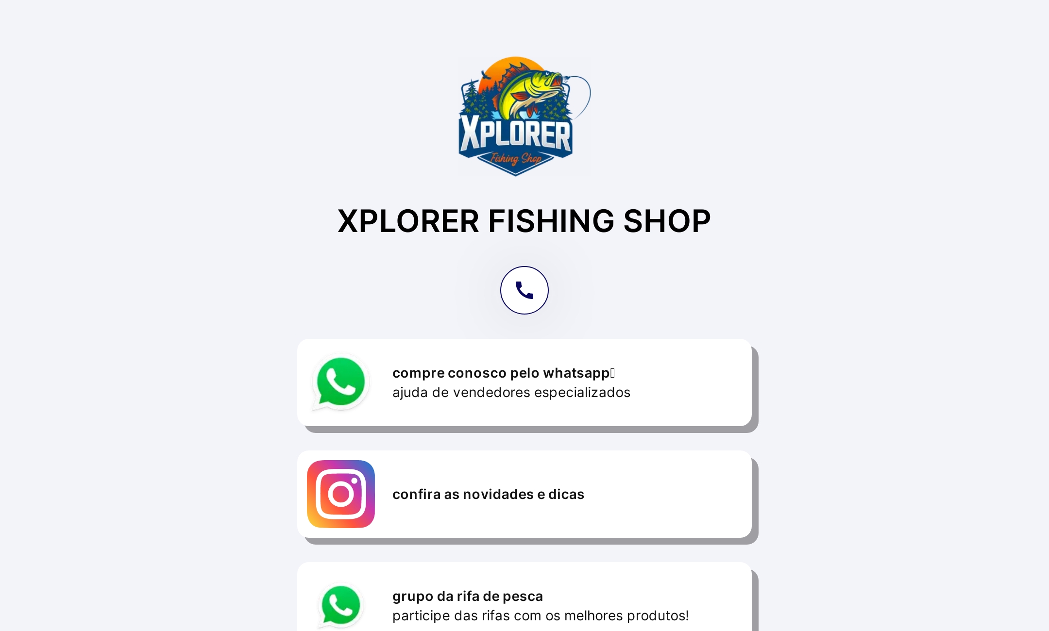 XPLORER FISHING SHOP's Flowpage