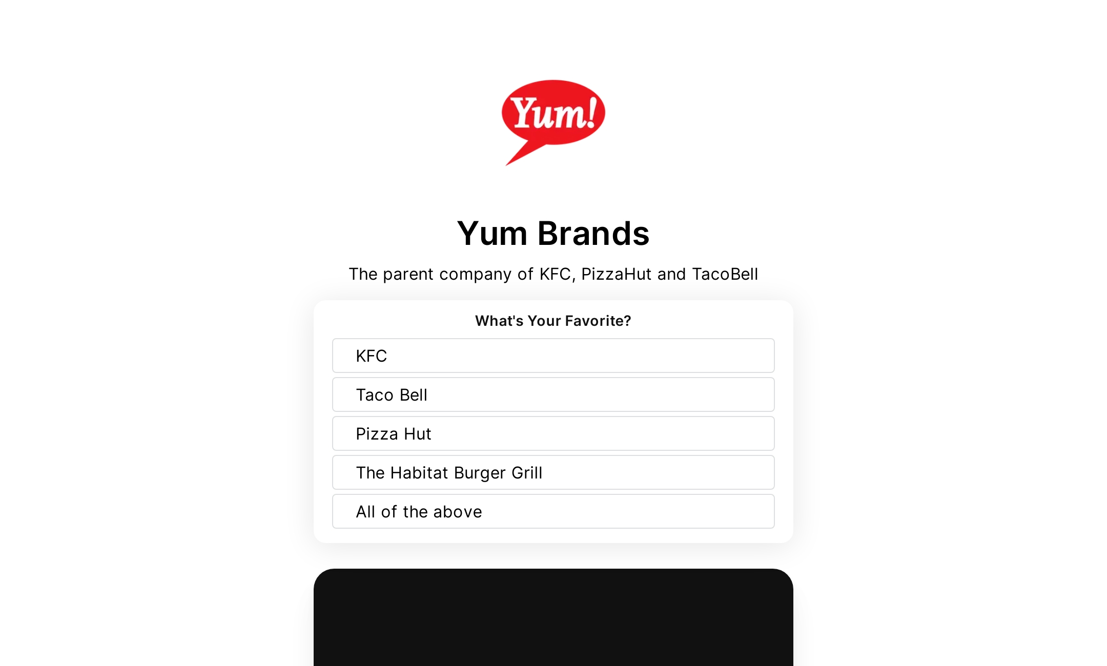 Yum Brands Flowpage