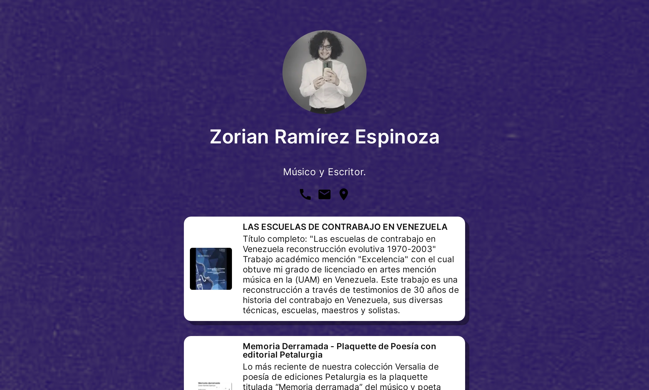 Zorian Ramírez Espinoza's Flowpage