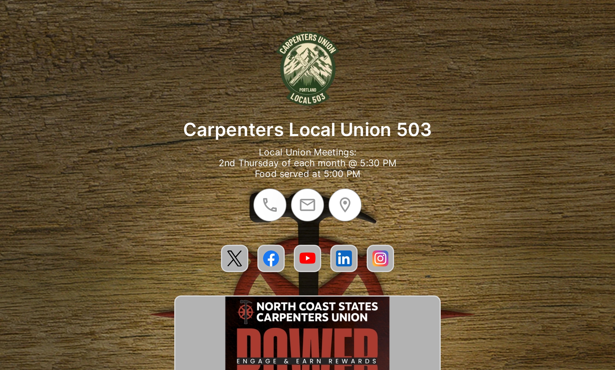 Carpenters Local Union 503's Flowpage