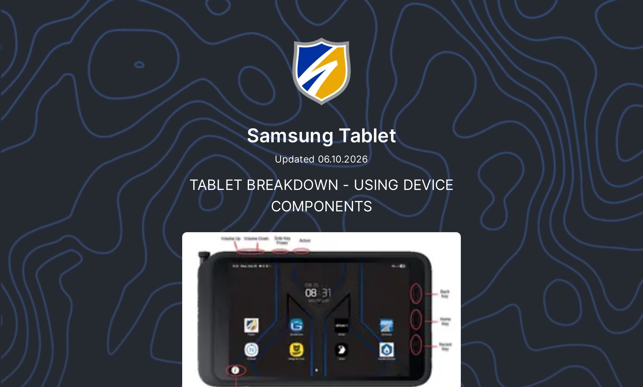 Samsung Tablet's Flowpage
