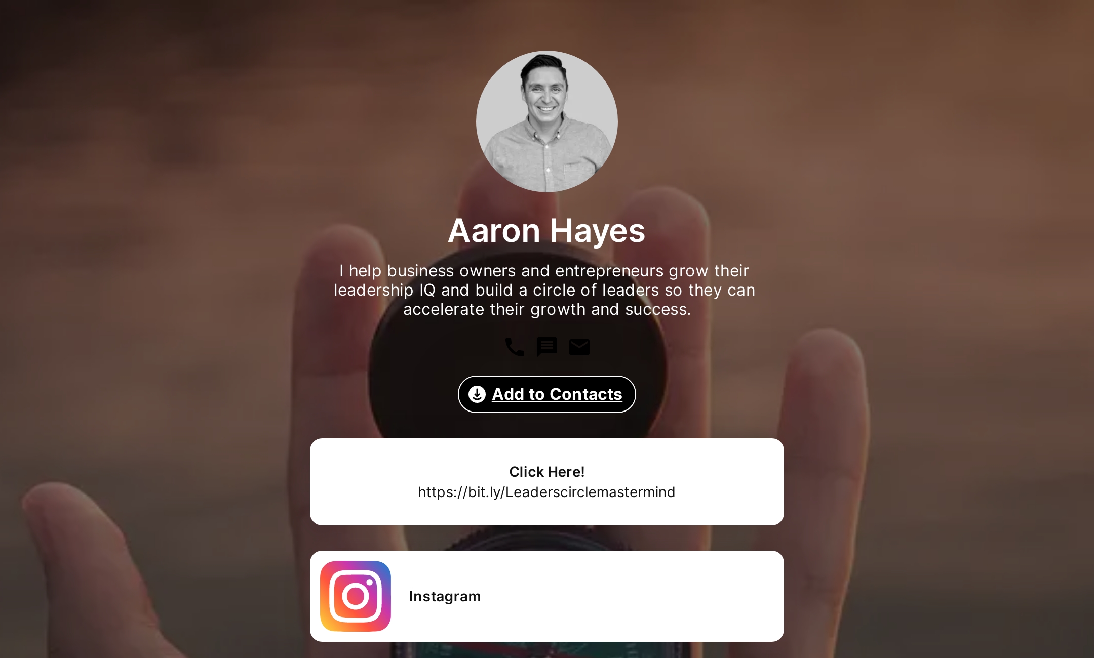 Aaron Hayes' Flowpage