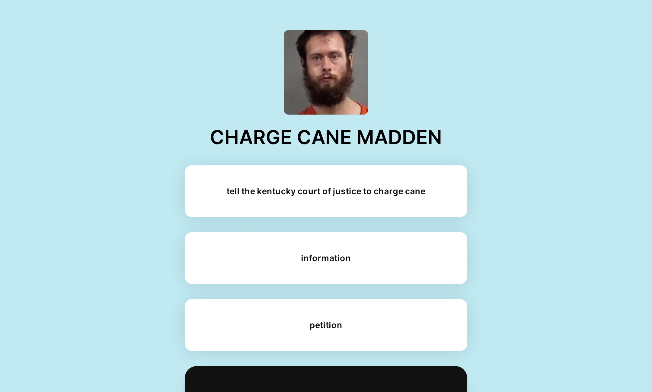 CHARGE CANE MADDEN's Flowpage