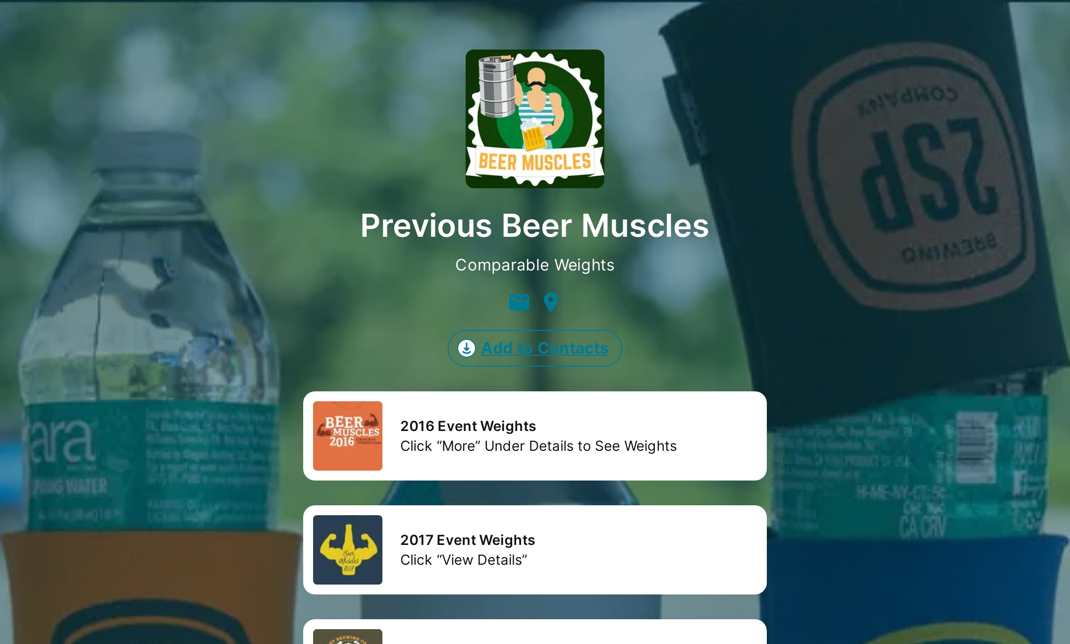 Previous Beer Muscles' Flowpage