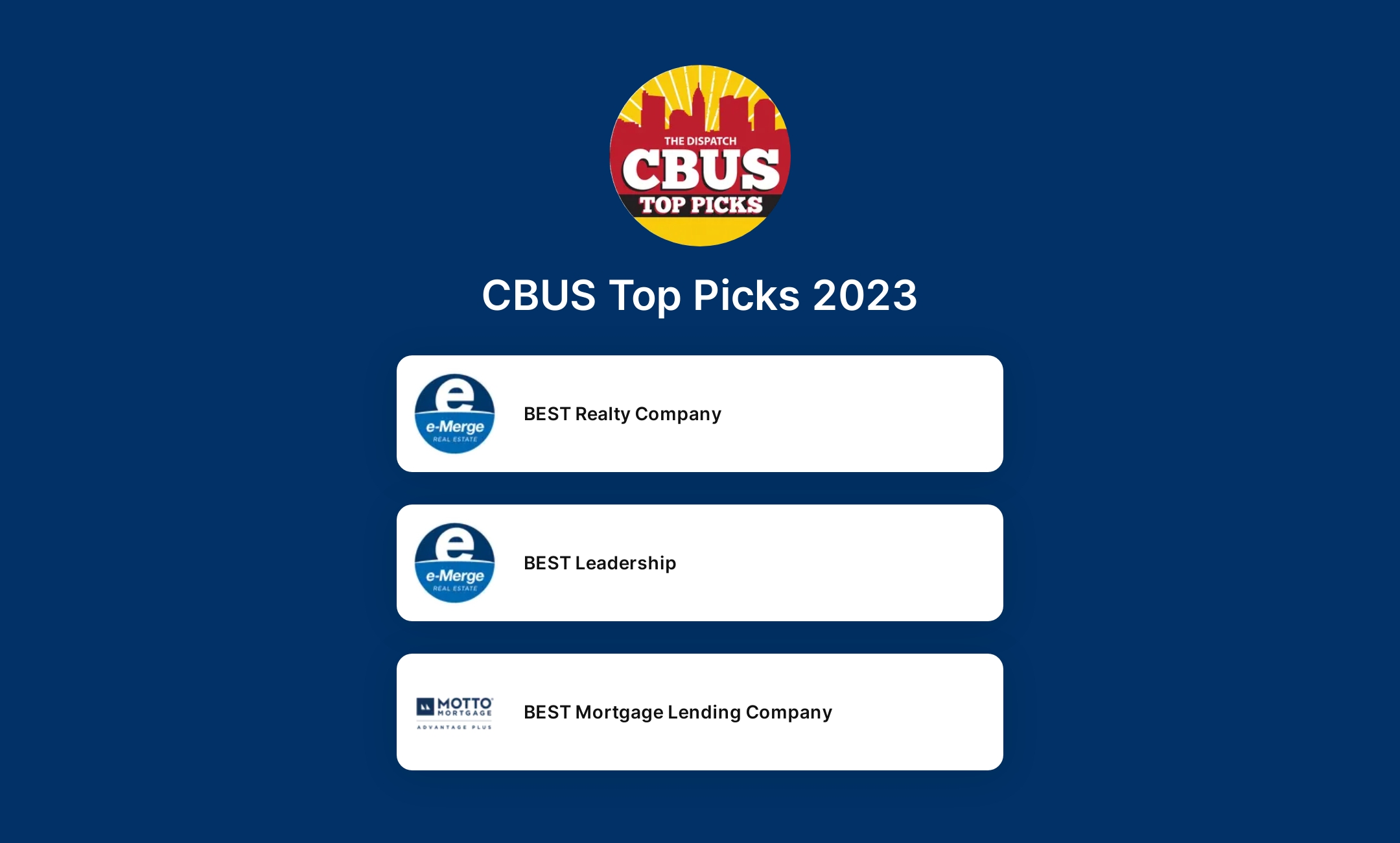CBUS Top Picks 2022's Flowpage