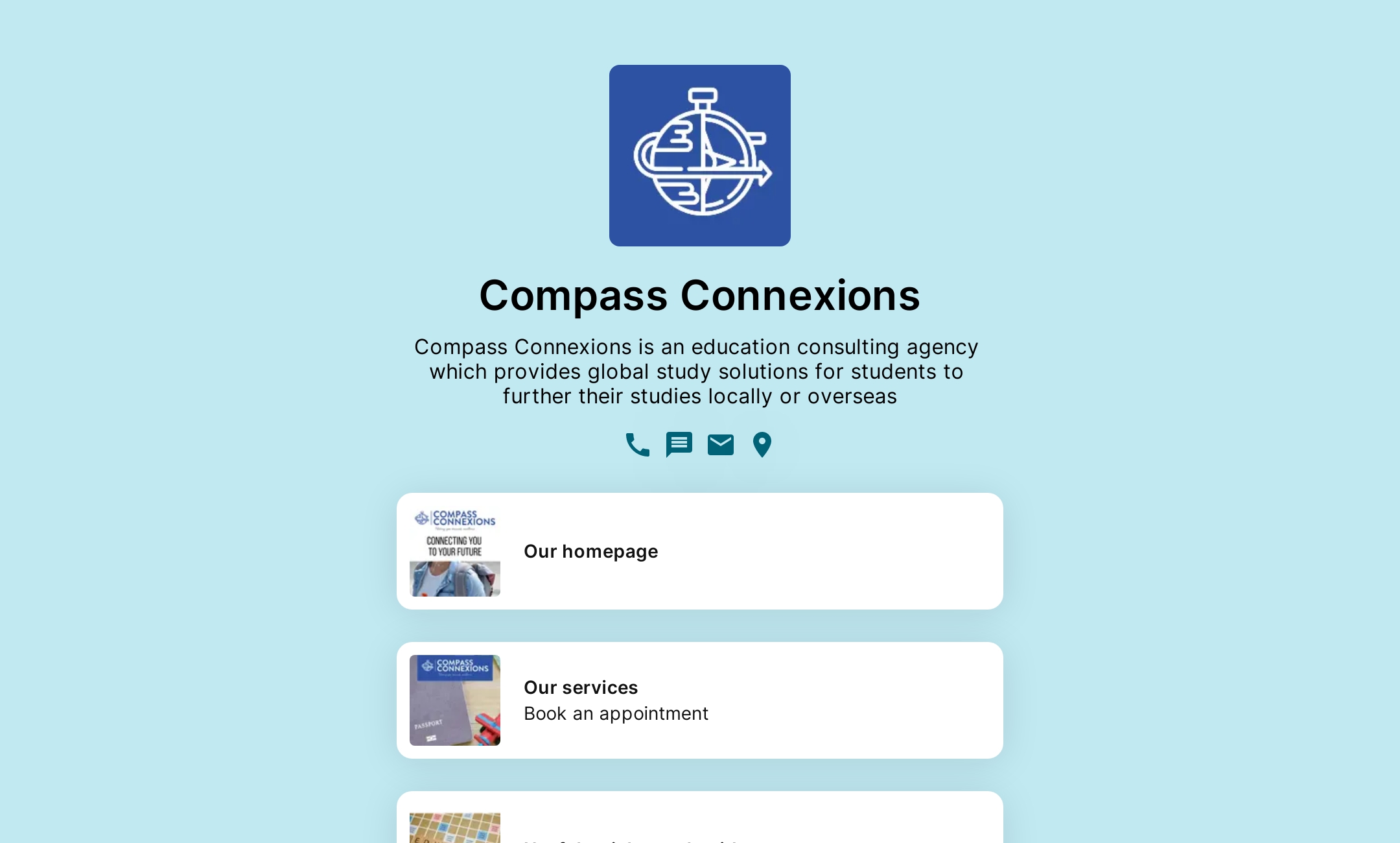 Compass Connexions' Flowpage