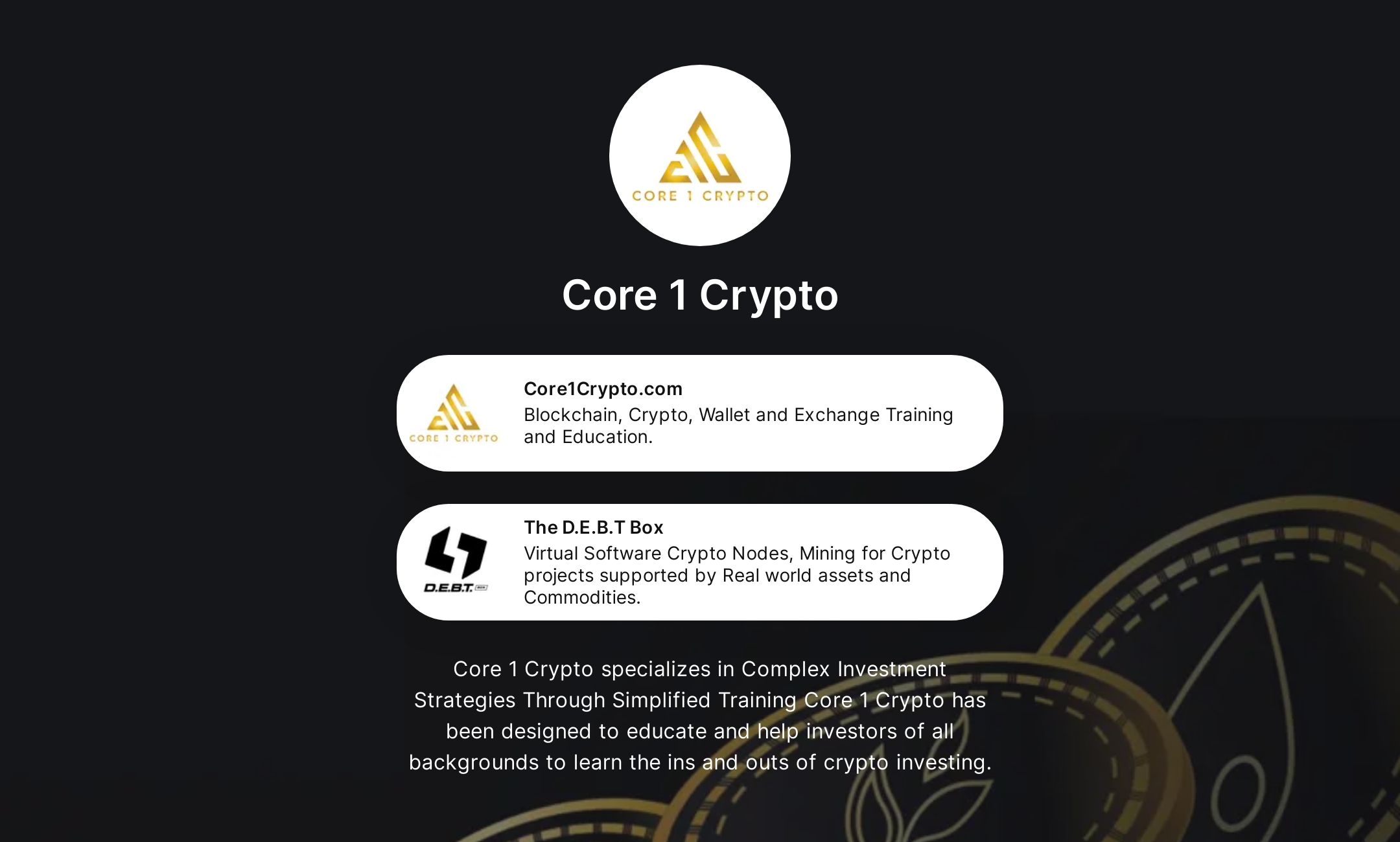 core 1 crypto