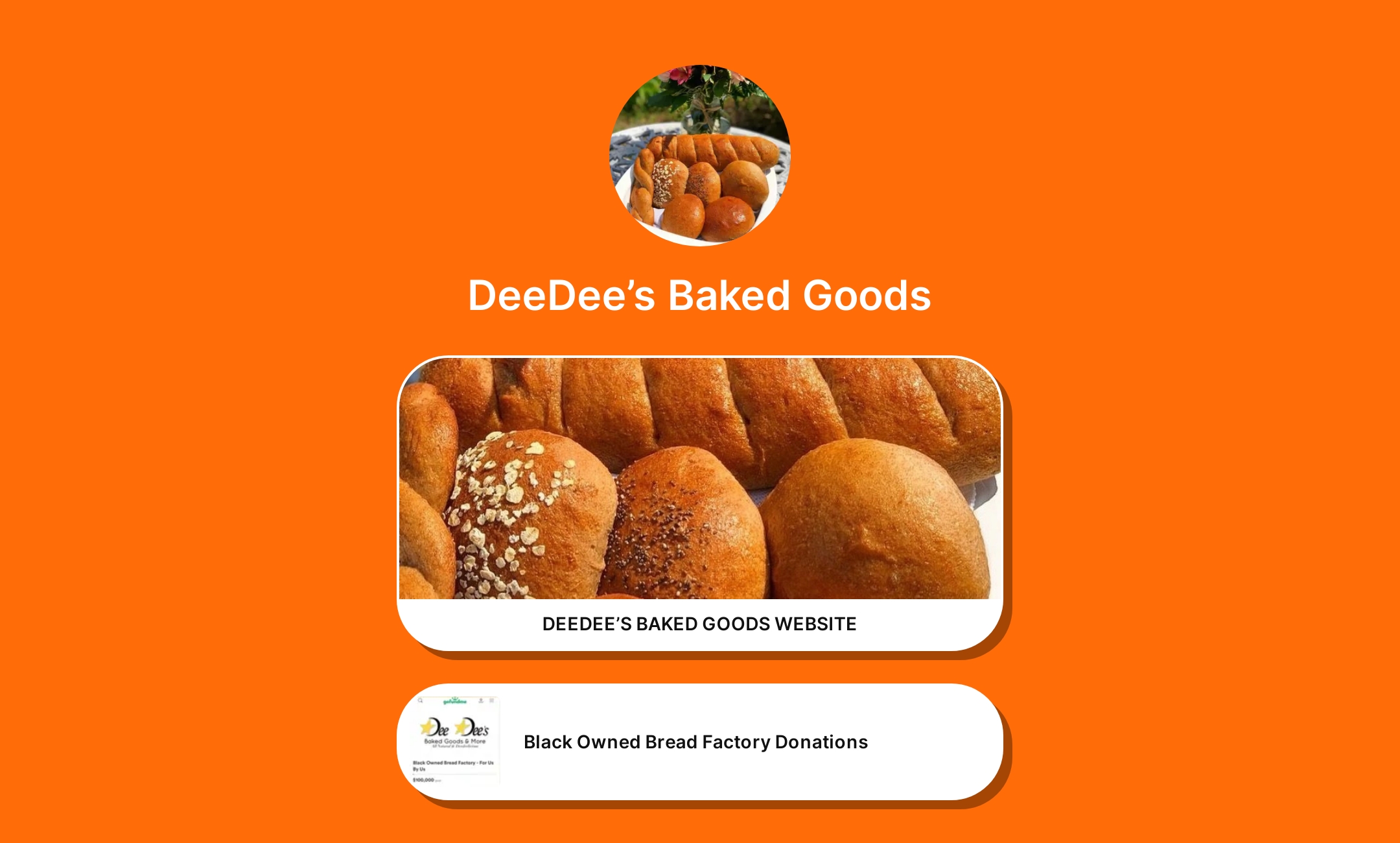 DeeDee’s Baked Goods' Flowpage