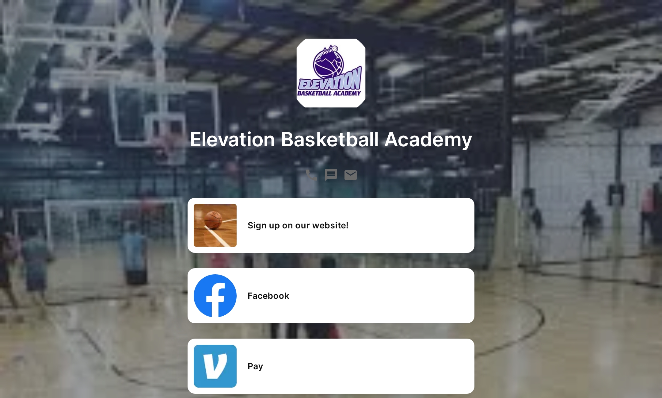Elevation Basketball Academy's Flowpage