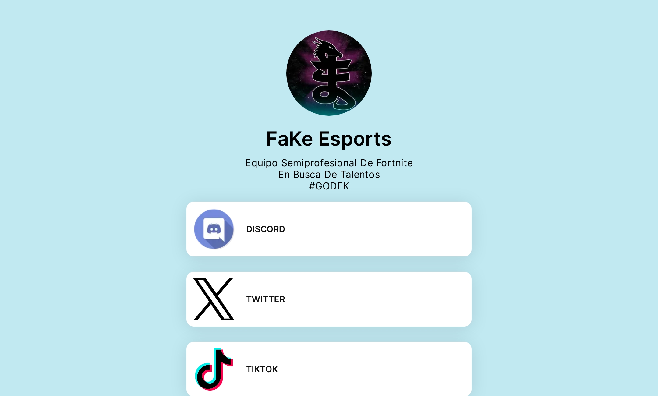 FaKe Esports' Flowpage