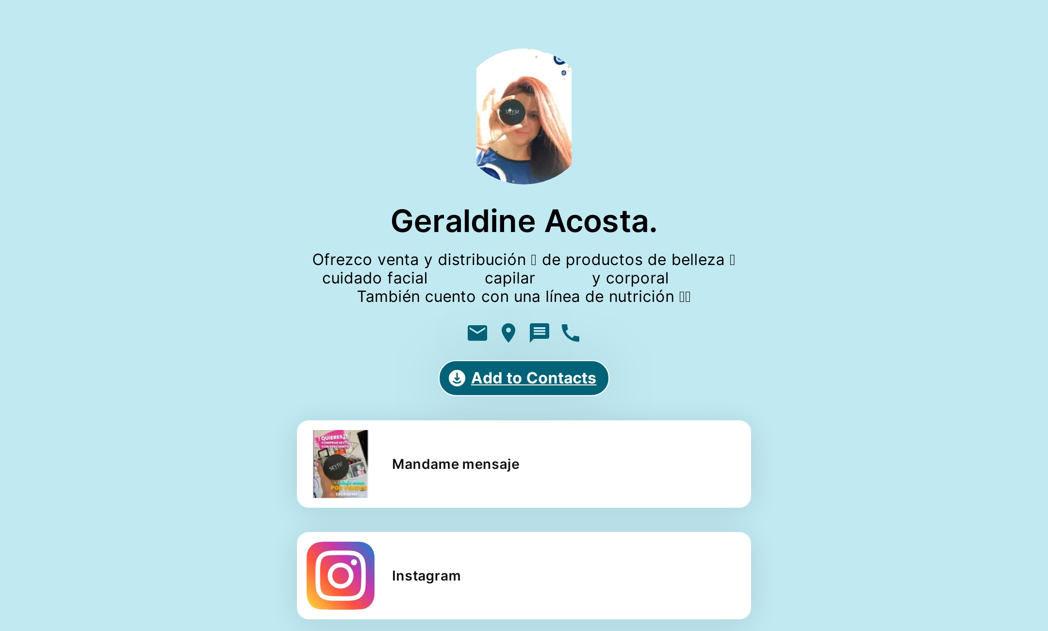 Geraldine Acosta. 's Flowpage